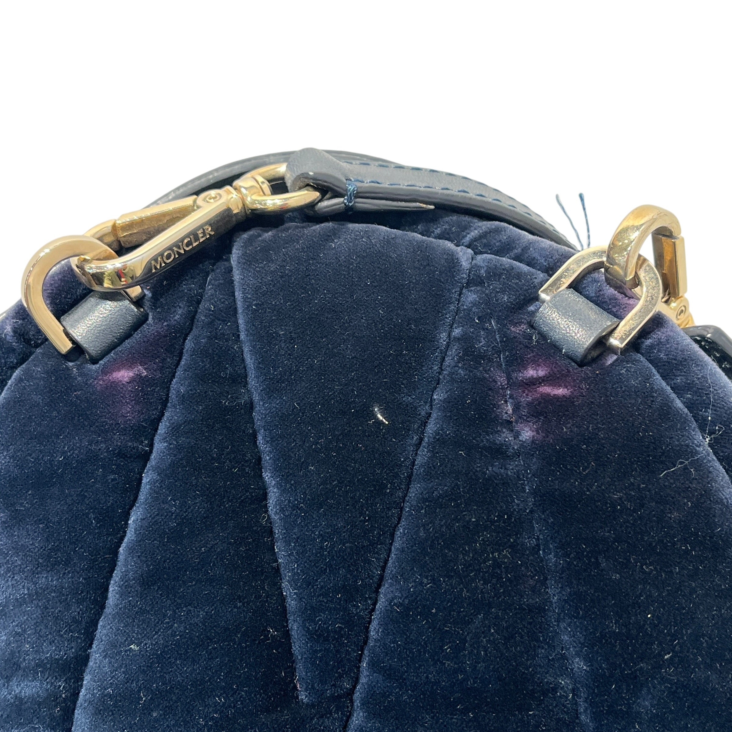 MONCLER/Backpack/NVY/velvet mini backpack view 15
