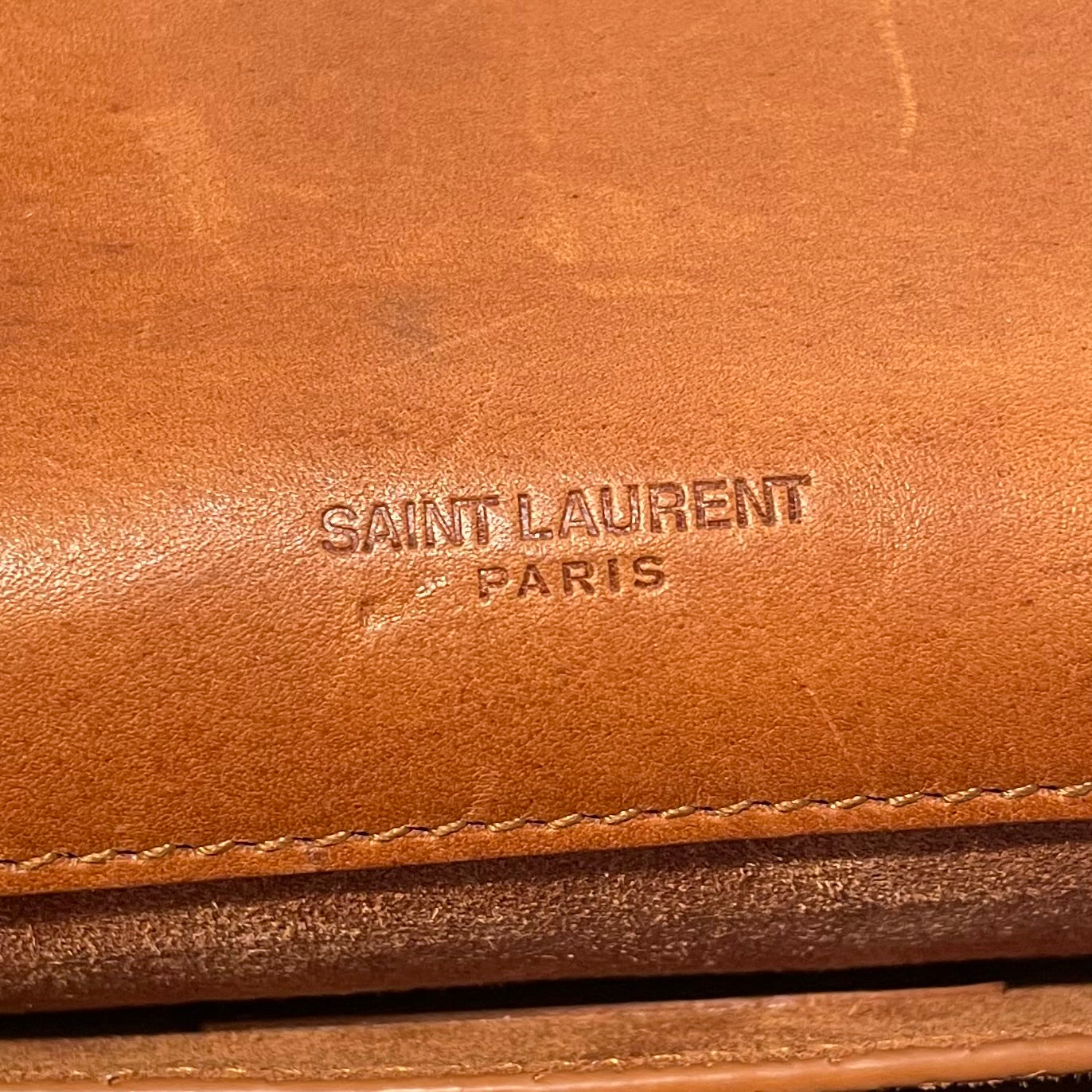 YVES SAINT LAURENT/Cross Body Bag/Monogram/Wool/CRM/BC1469390 0418 view 3
