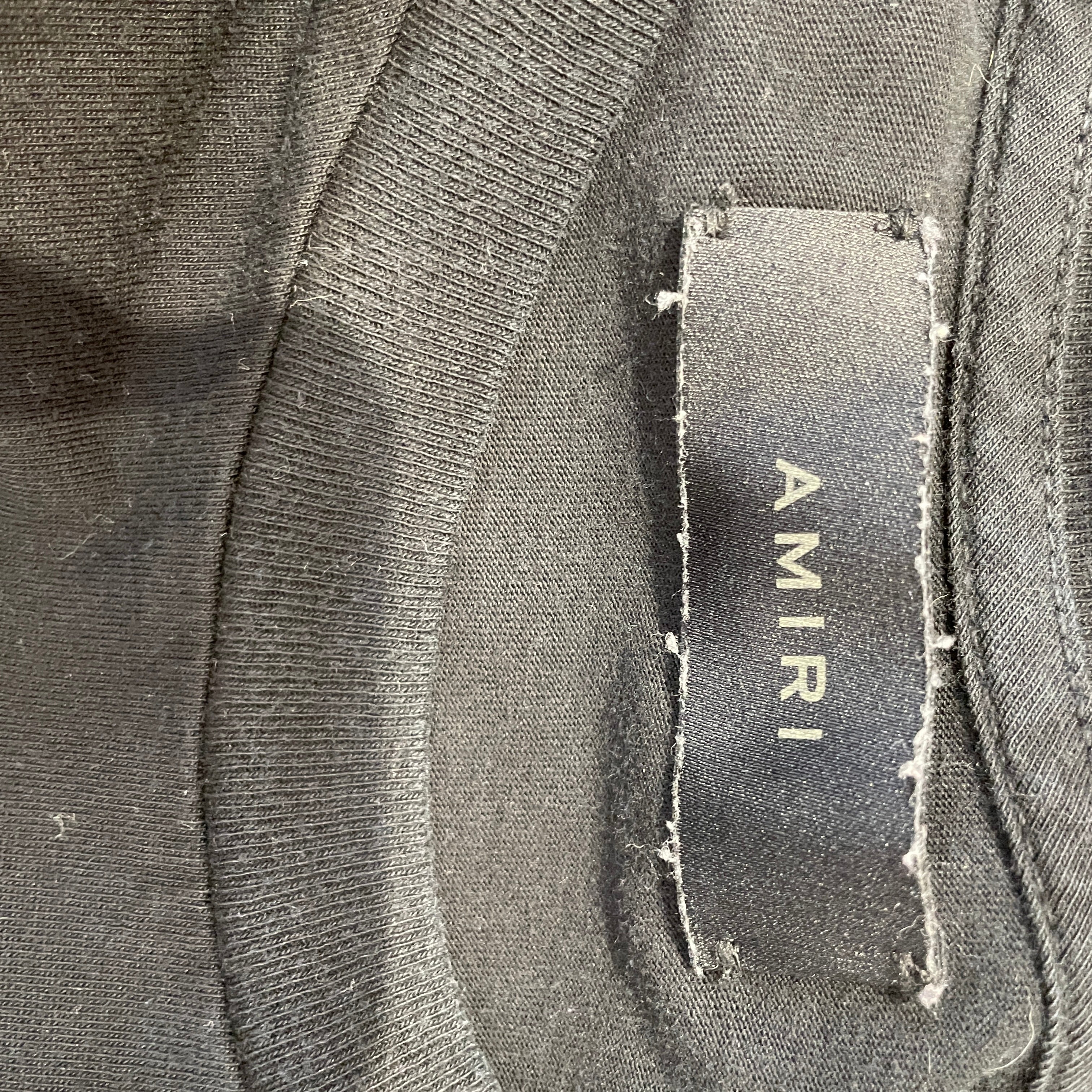 AMIRI/T-Shirt/S/Cotton/BLK/Graphic/SNAKE LOGO TEE view 3