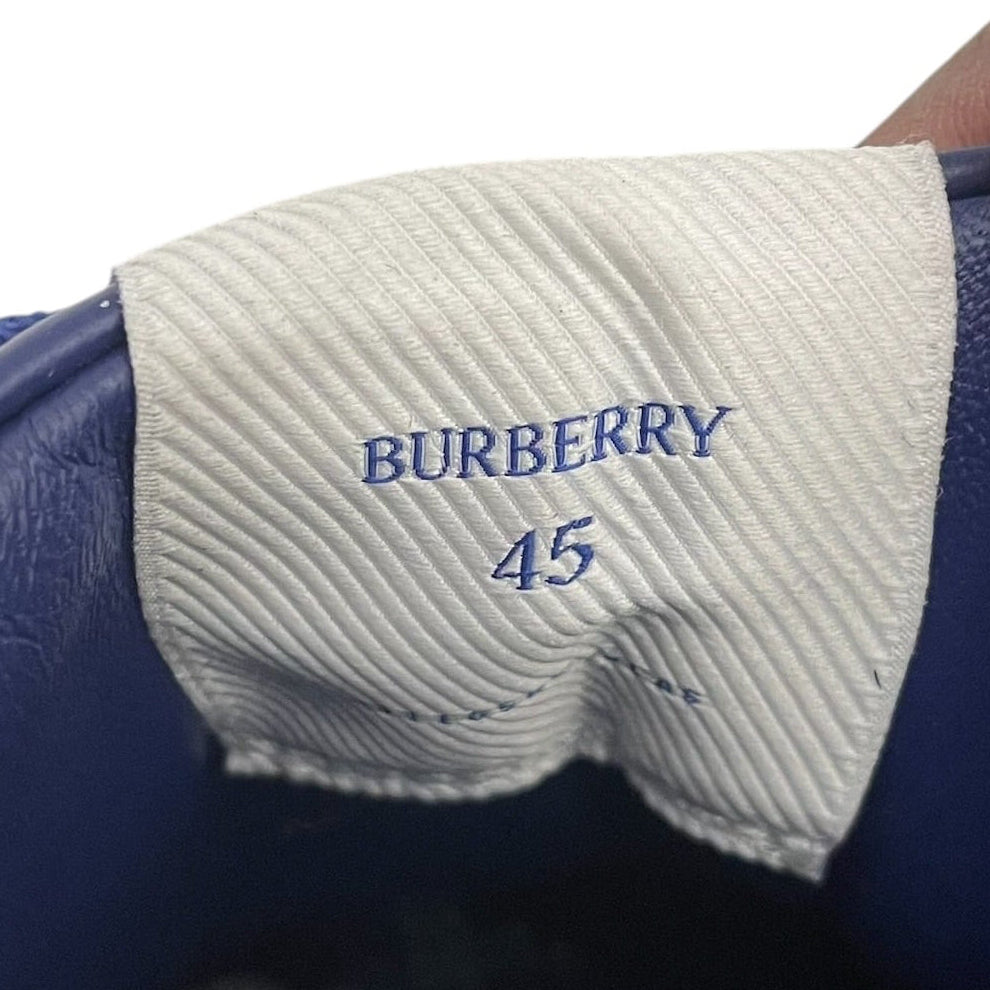 BURBERRY PRORSUM COLLECTION/Low-Sneakers/EU 45/Leather/BLU/TERRACE LEATHER LOW TOP view 8