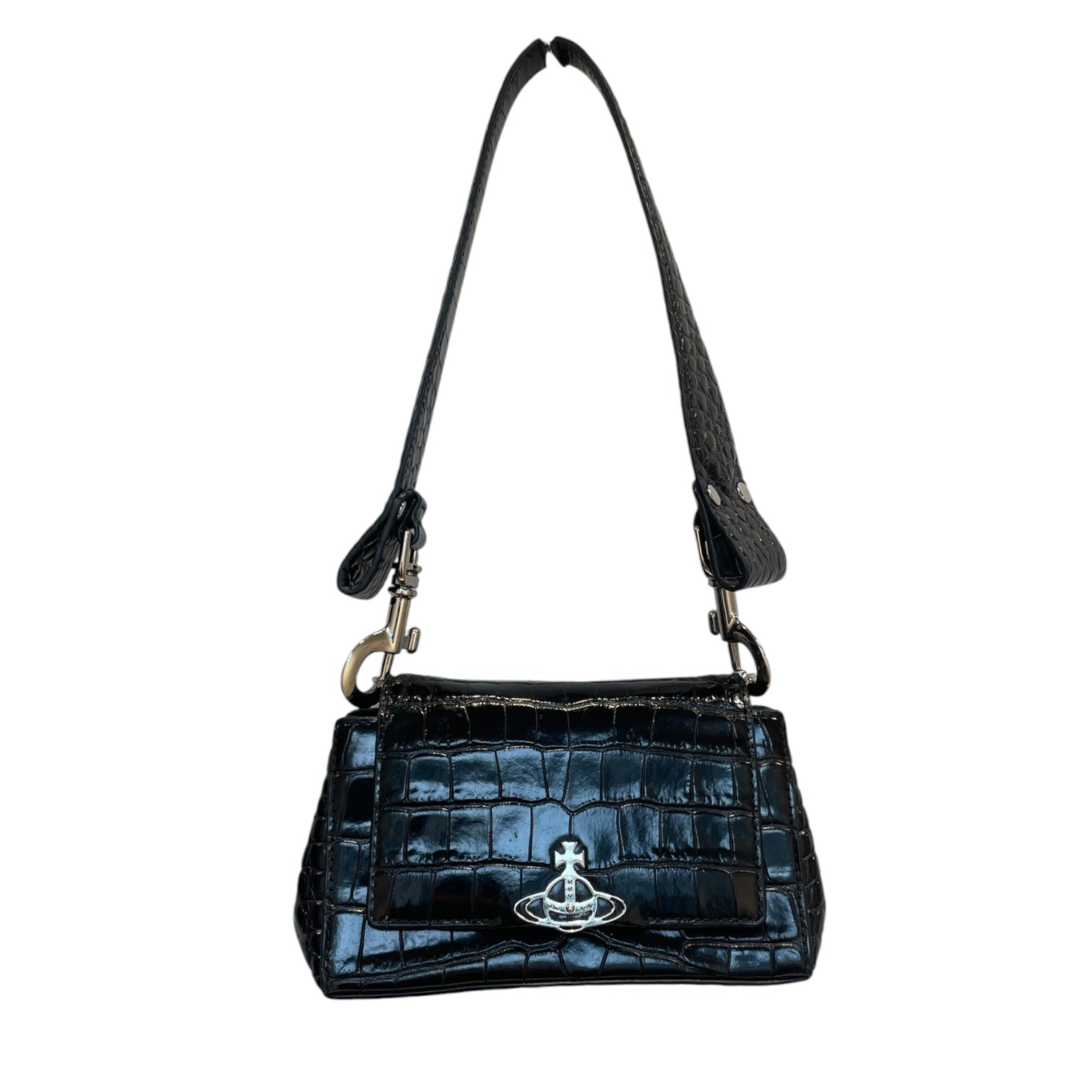 Vivienne Westwood/Hand Bag/Leather/BLK/ view 1
