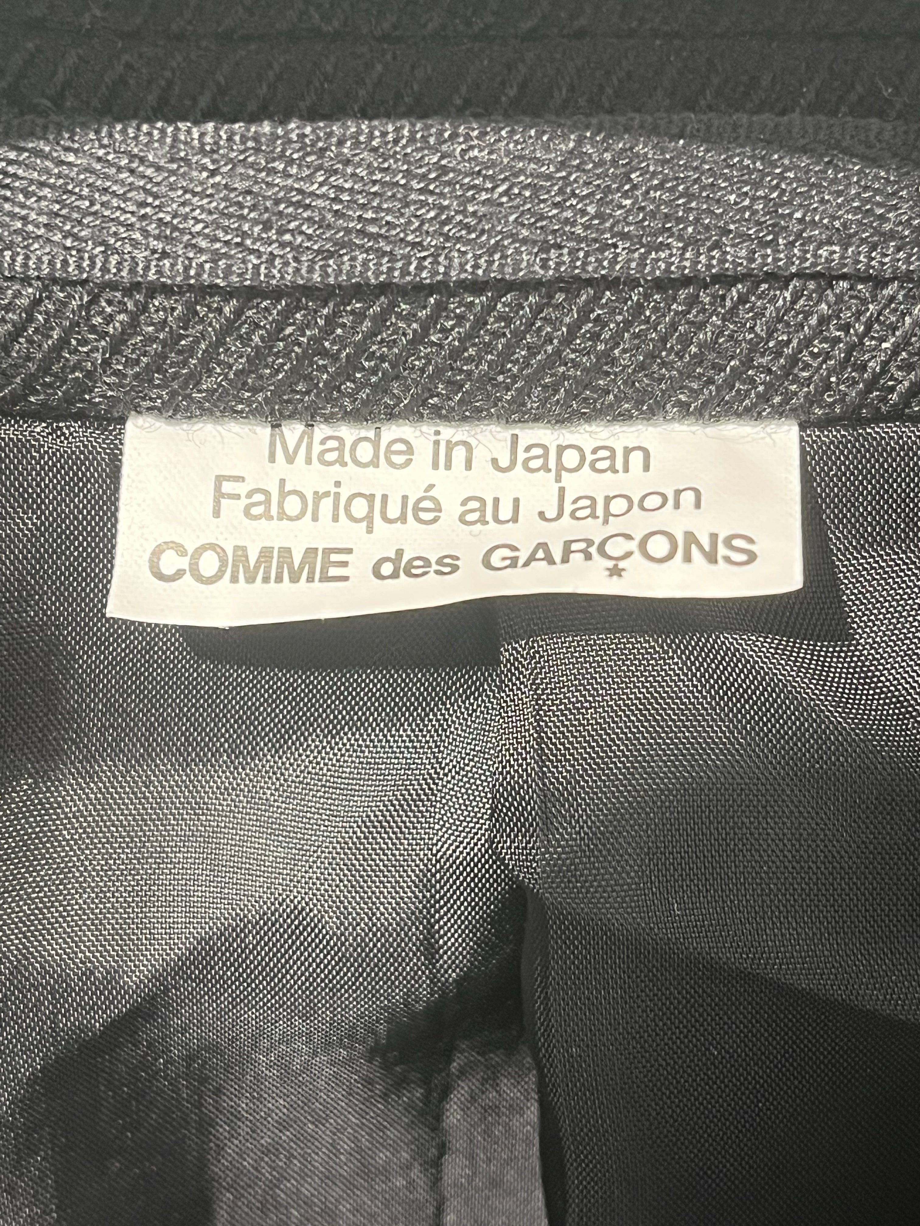 COMME des GARCONS HOMME PLUS/Tailored Jkt/S/Wool/BLK/slightly ribbed/ PJ059 view 4