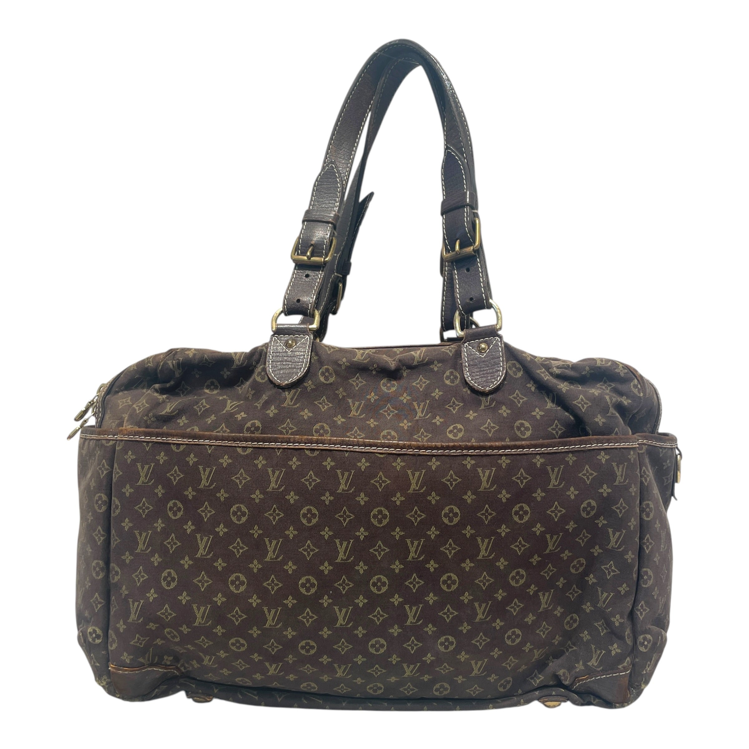 LOUIS VUITTON/Luggage/Monogram/Cotton/BRW/Mini Lin Sac a Langer view 3
