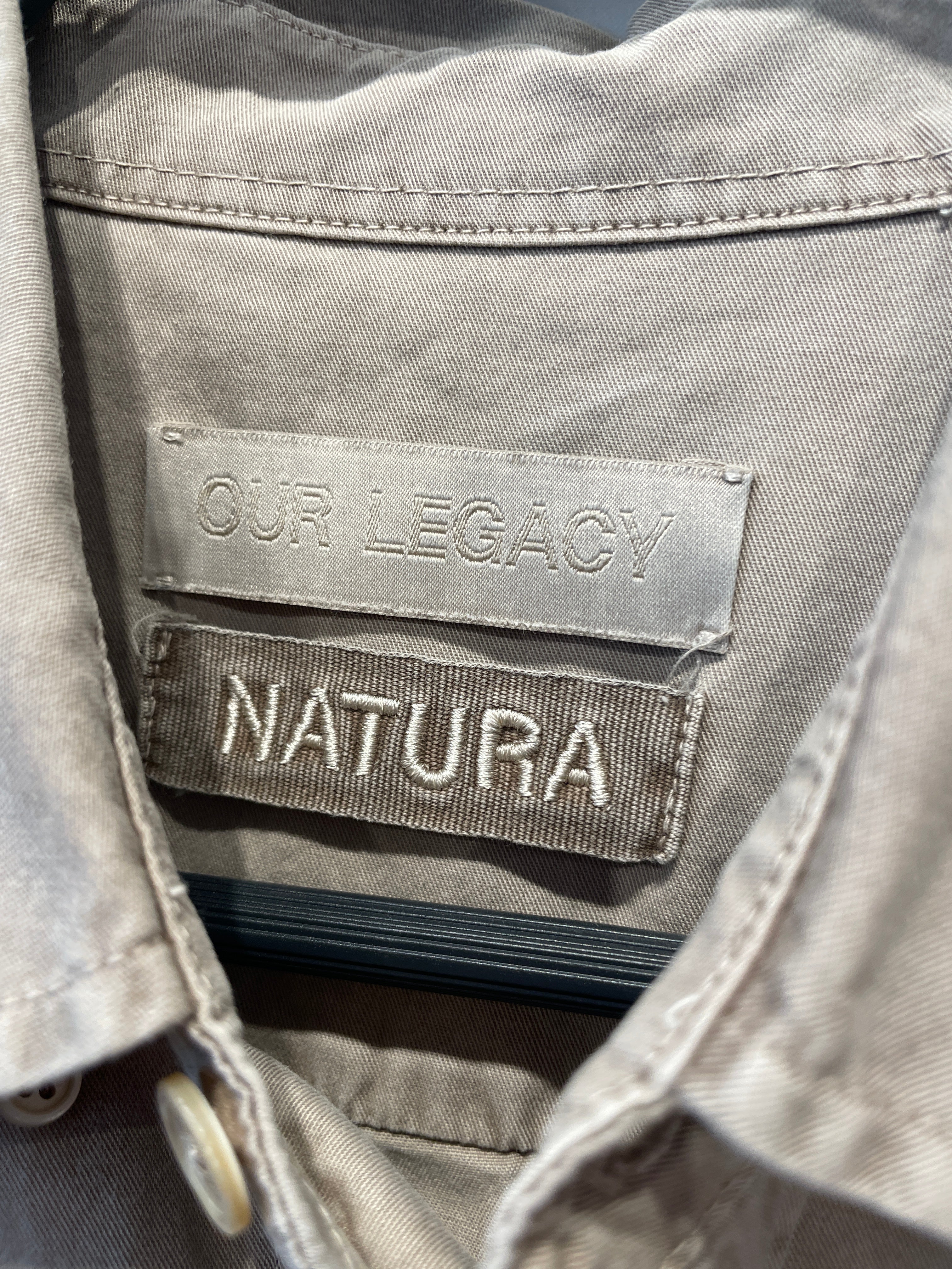OUR LEGACY/LS Shirt/44/Cotton/GRY/WORKSHOP SHIRT view 6