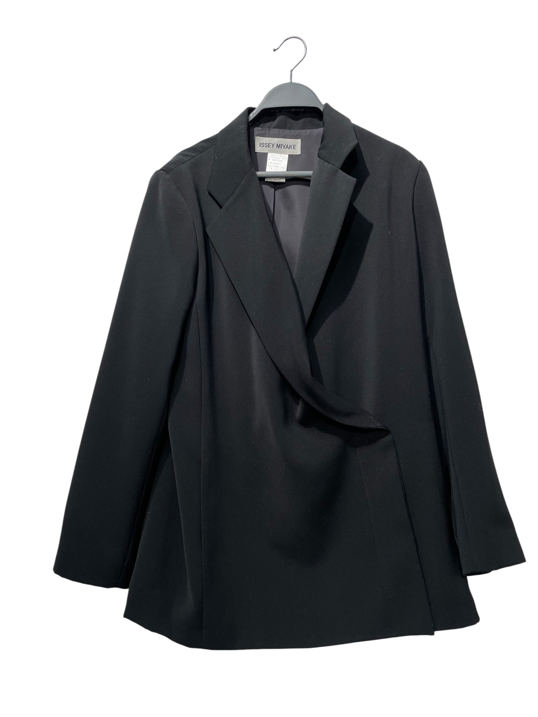 ISSEY MIYAKE/Coat/L/Cotton/BLK/ view 1