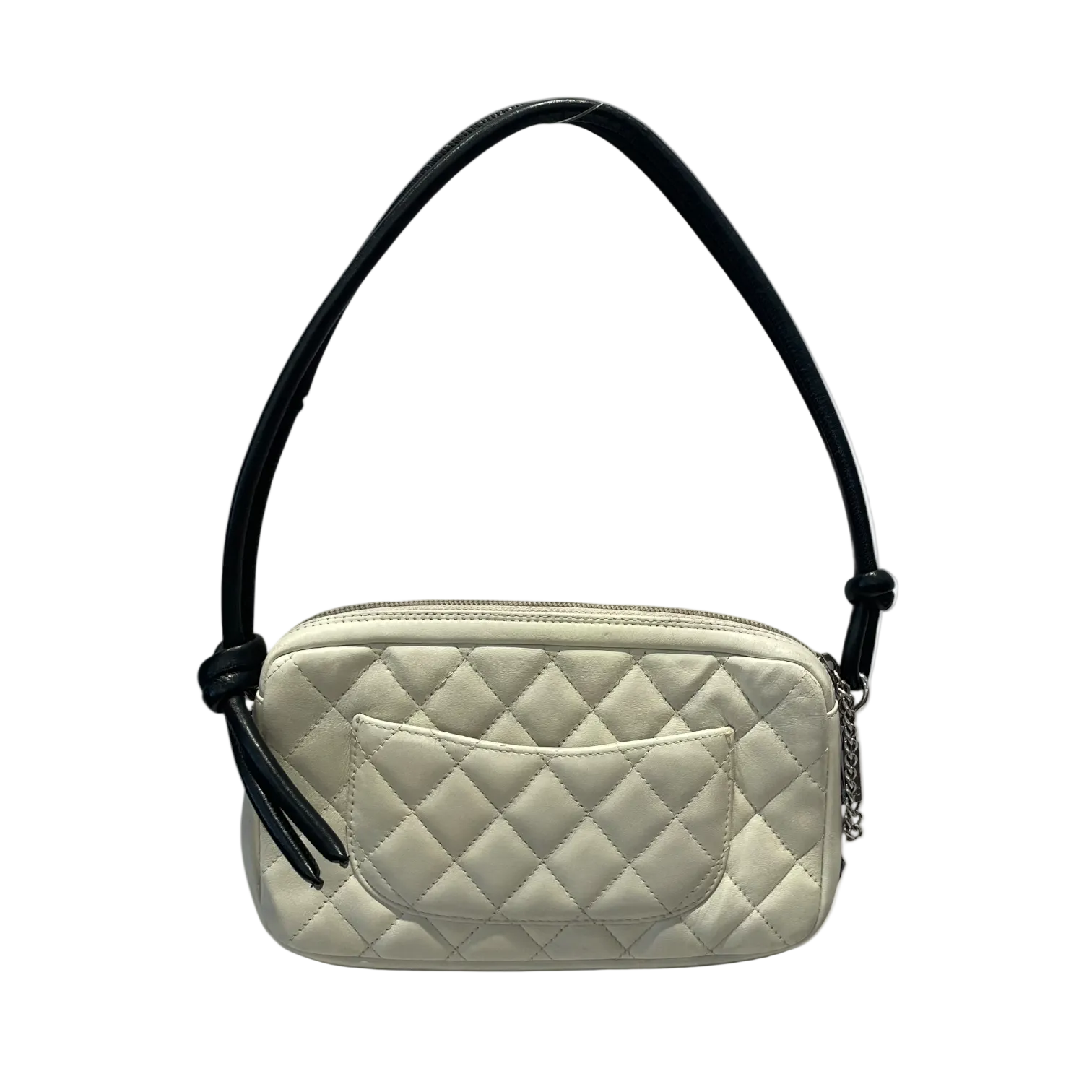 CHANEL/Bag/Leather/WHT/Ligne Cambon Pochette view 2