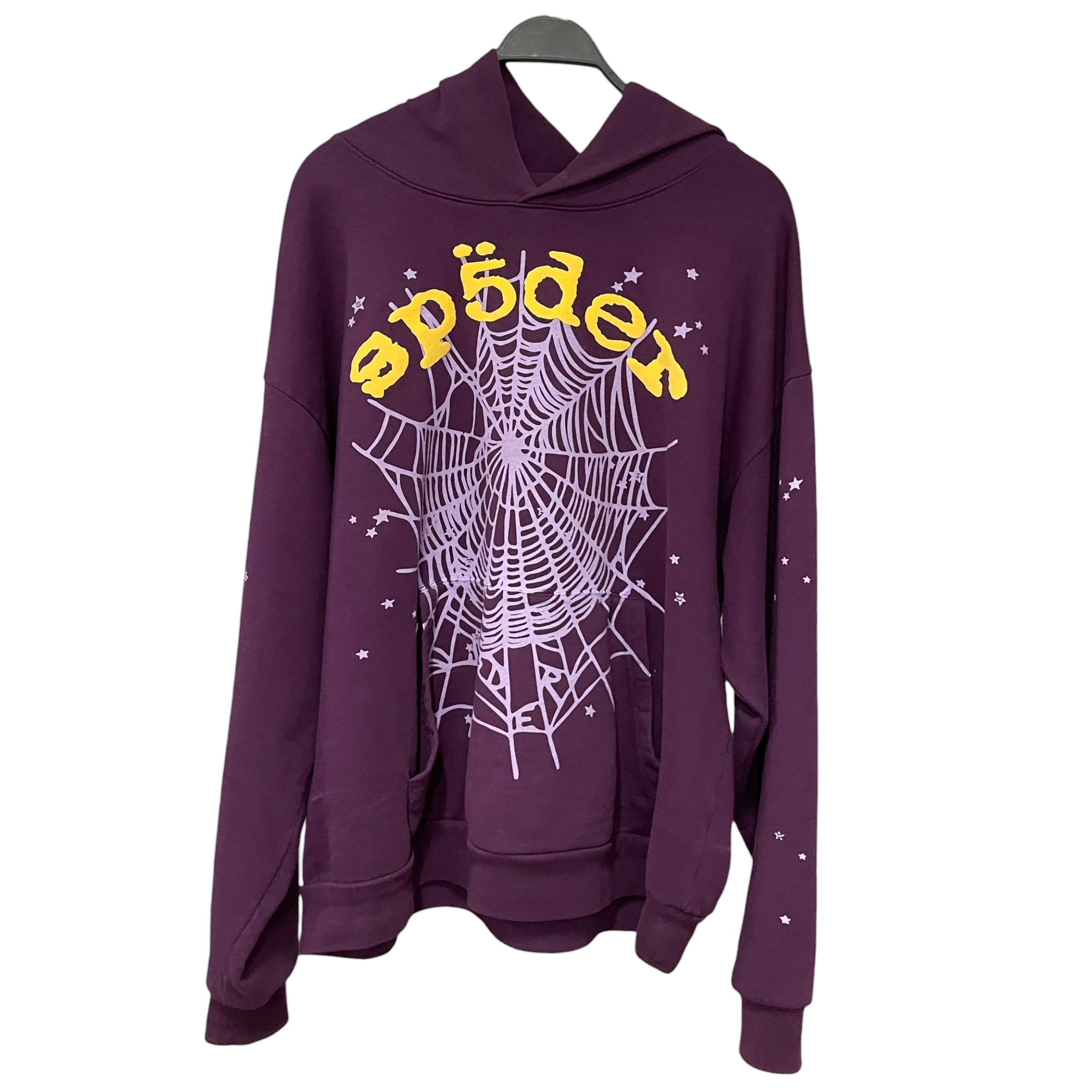 Sp5der/Heavy Sweater/XXL/Cotton/PPL/yellow logo view 1