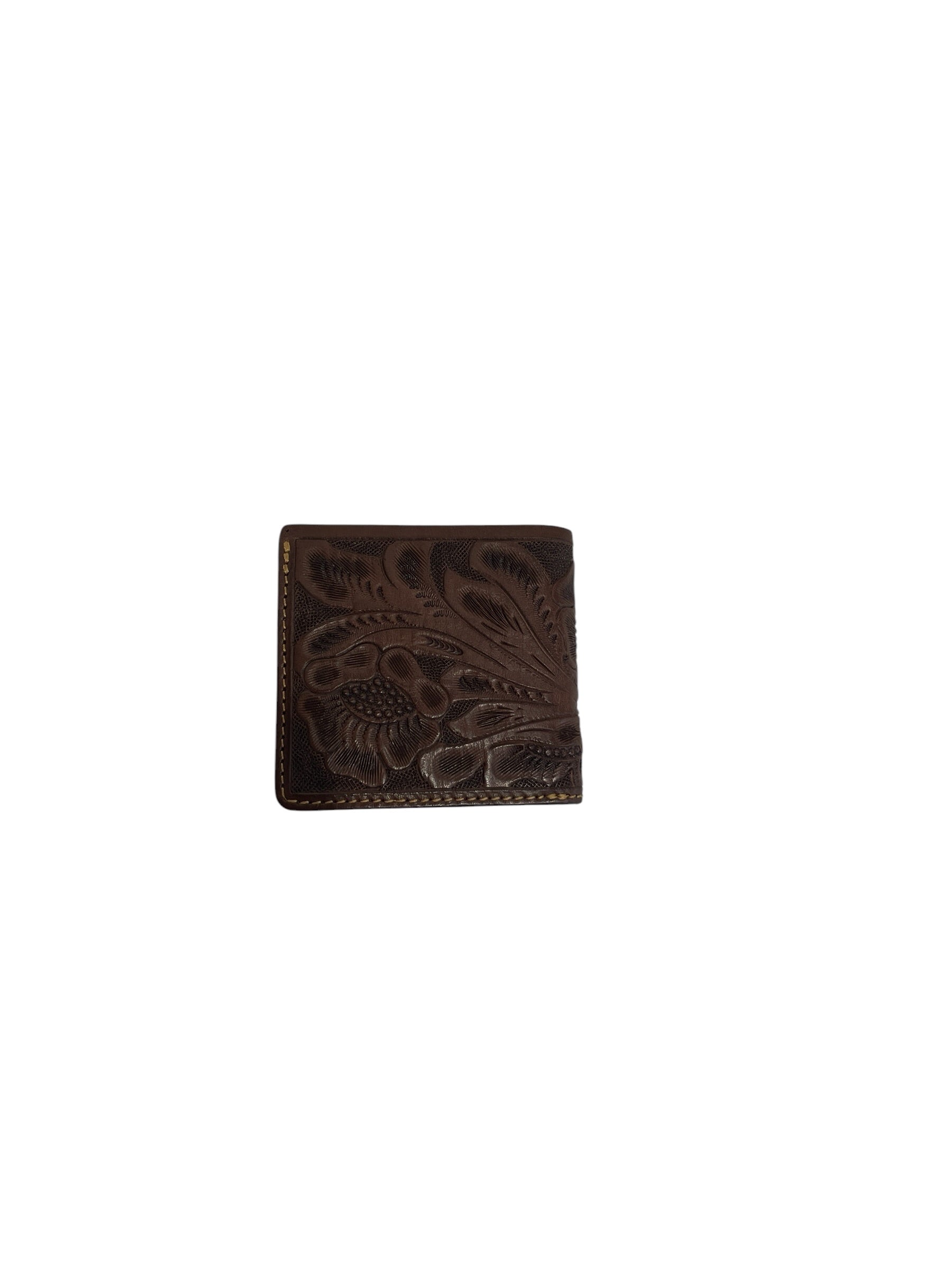 RALPH LAUREN/Bifold Wallet/All Over Print/Leather/BRW/M's/HAND TOOLED BILLFOLD view 2