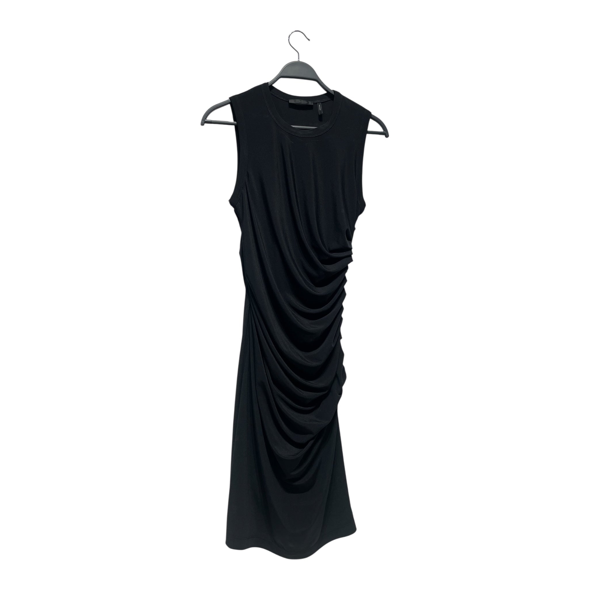 Helmut Lang/Camisole Dress/L/Polyester/BLK/DRAPED NECK view 1