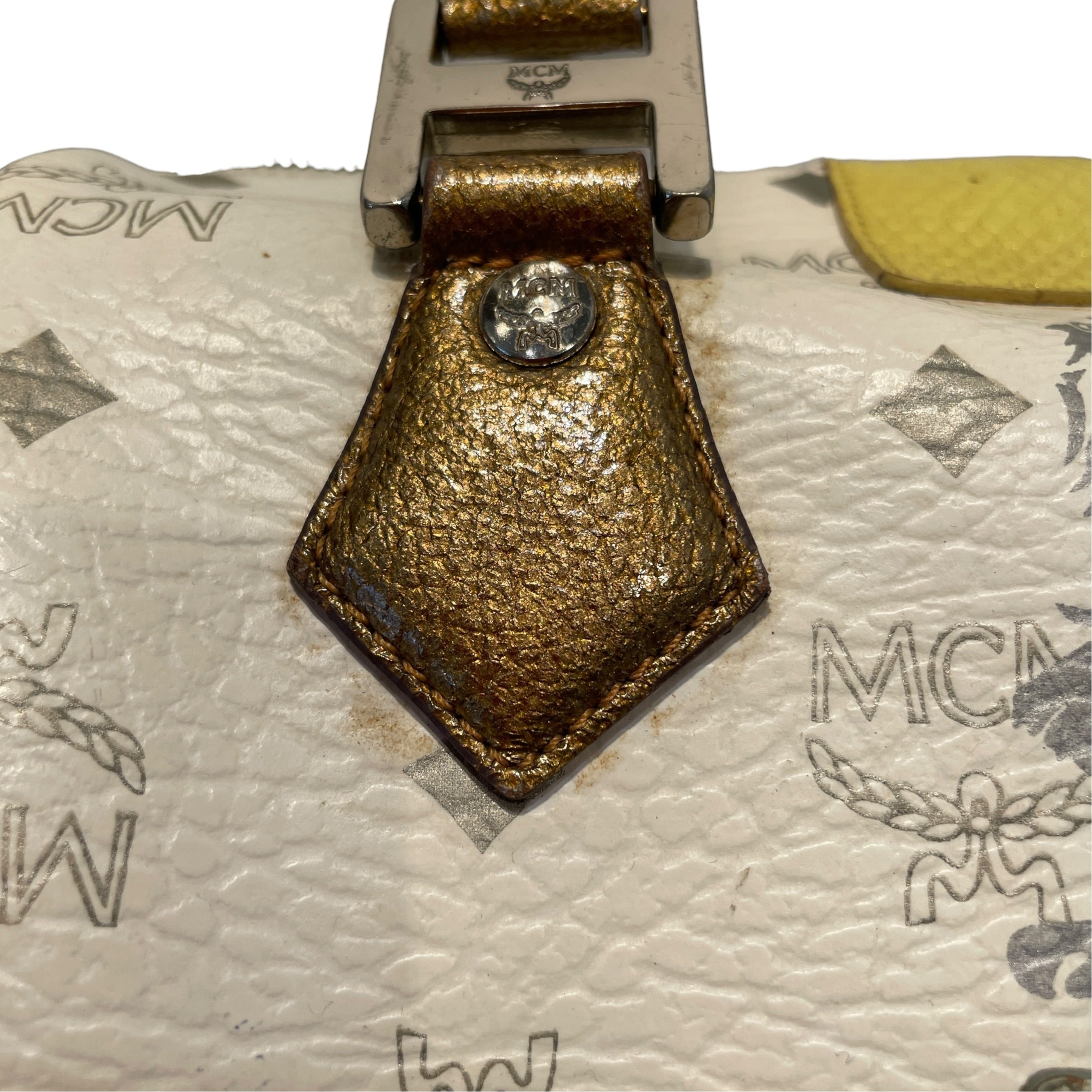 MCM/Tote Bag/Monogram/Leather/WHT/Monogram Luggage Bag view 7
