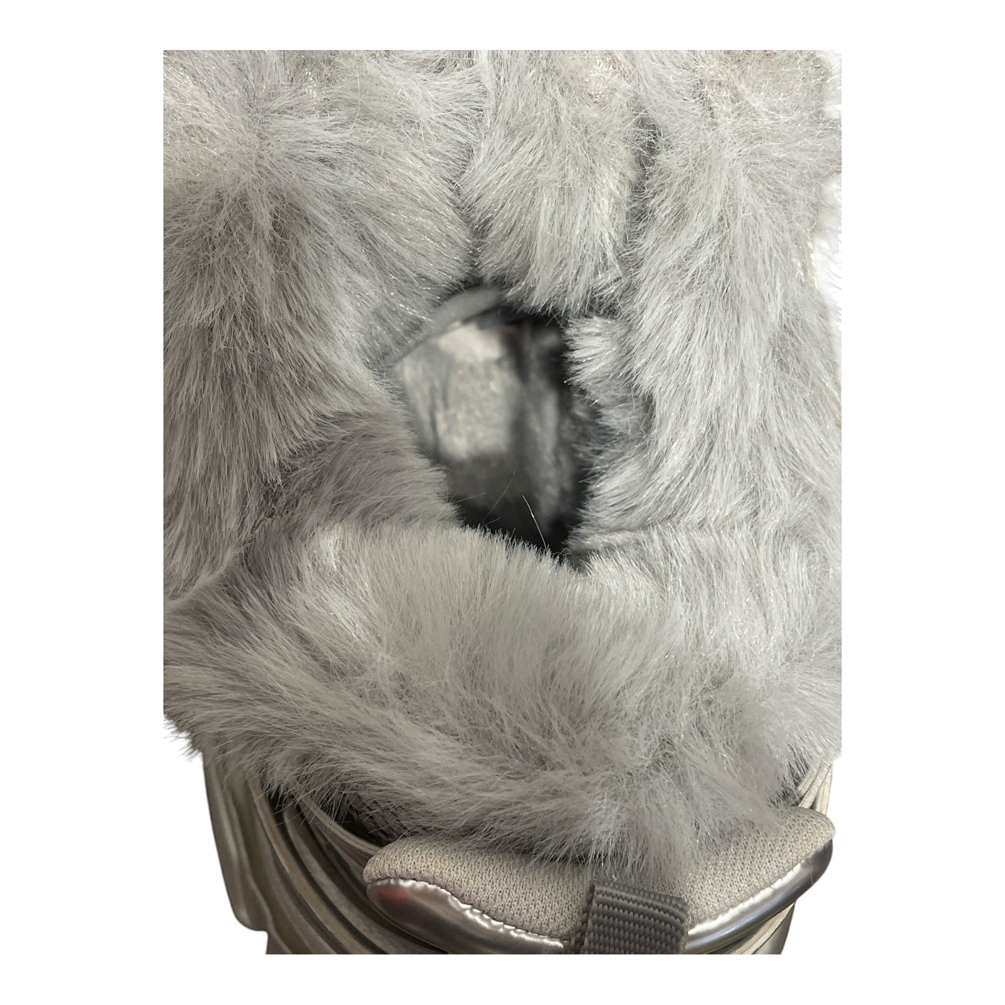 BALENCIAGA/Low-Sneakers/EU 44/SLV/faux fur track view 3