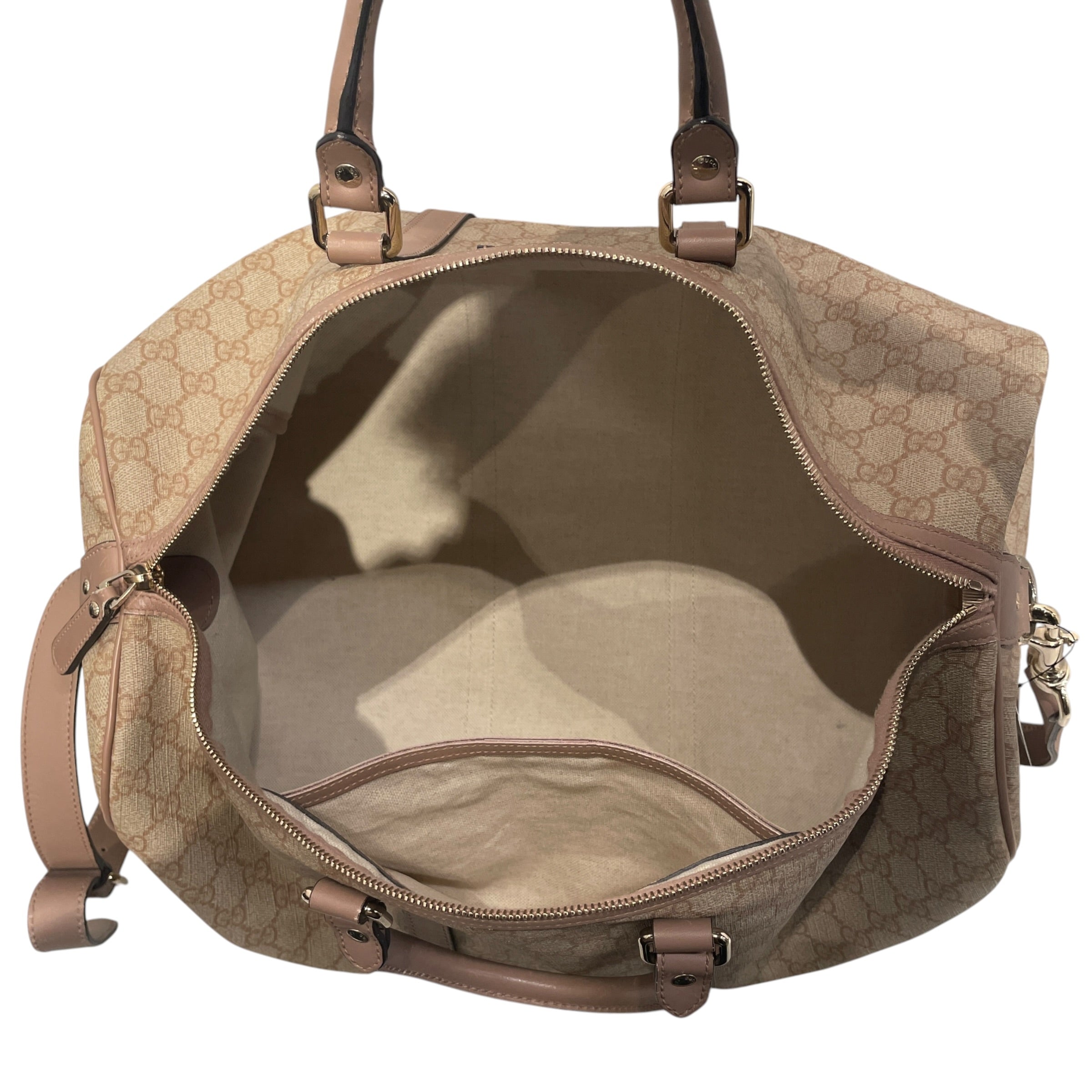 GUCCI/Bag/Monogram/Leather/PNK/GG SUPREME DUFFLE view 4