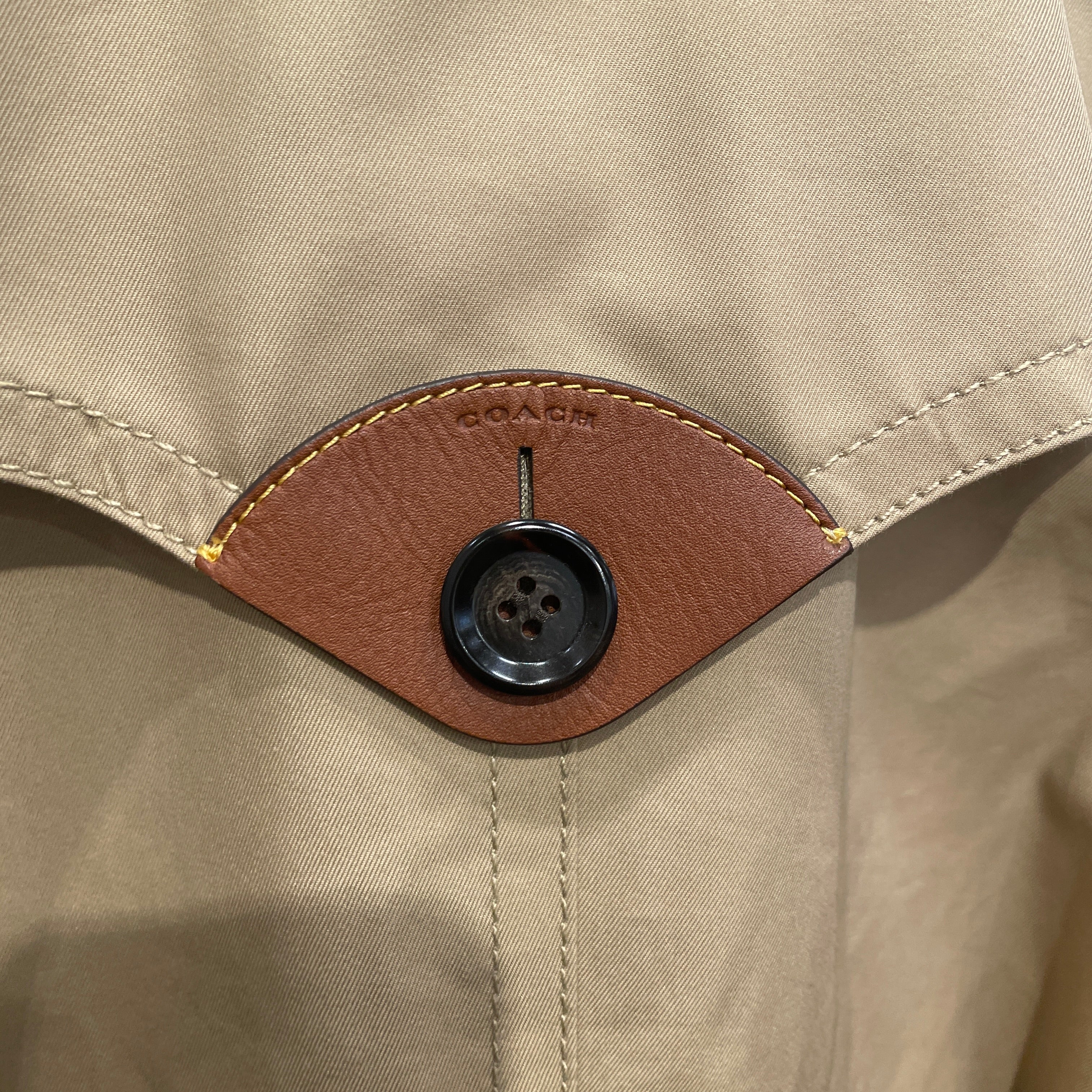 COACH/Jacket/S/Cotton/BEG/COACH CLASSIC TRENCH COAT BEG view 5