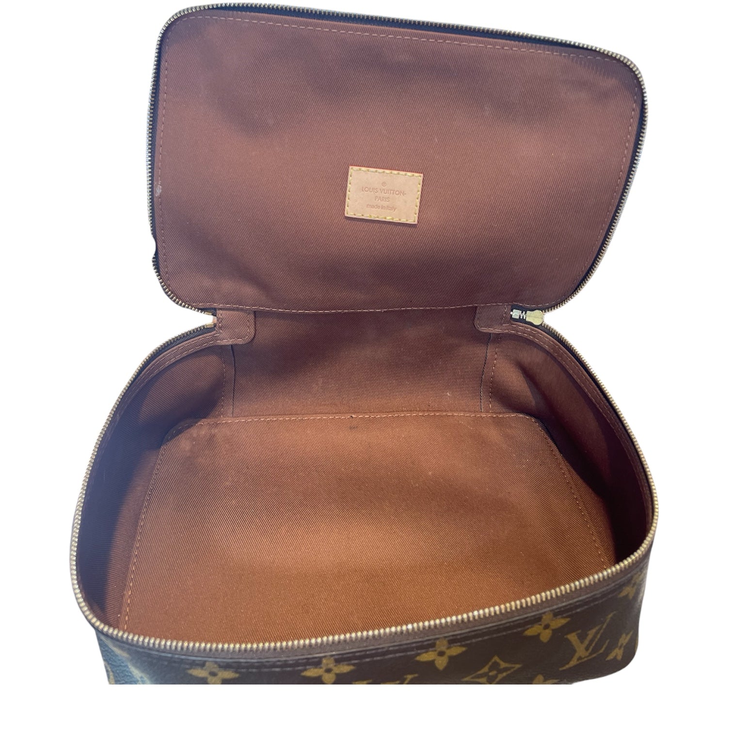LOUIS VUITTON/Pouch/Monogram/Leather/BRW/SMALL POUCH view 5
