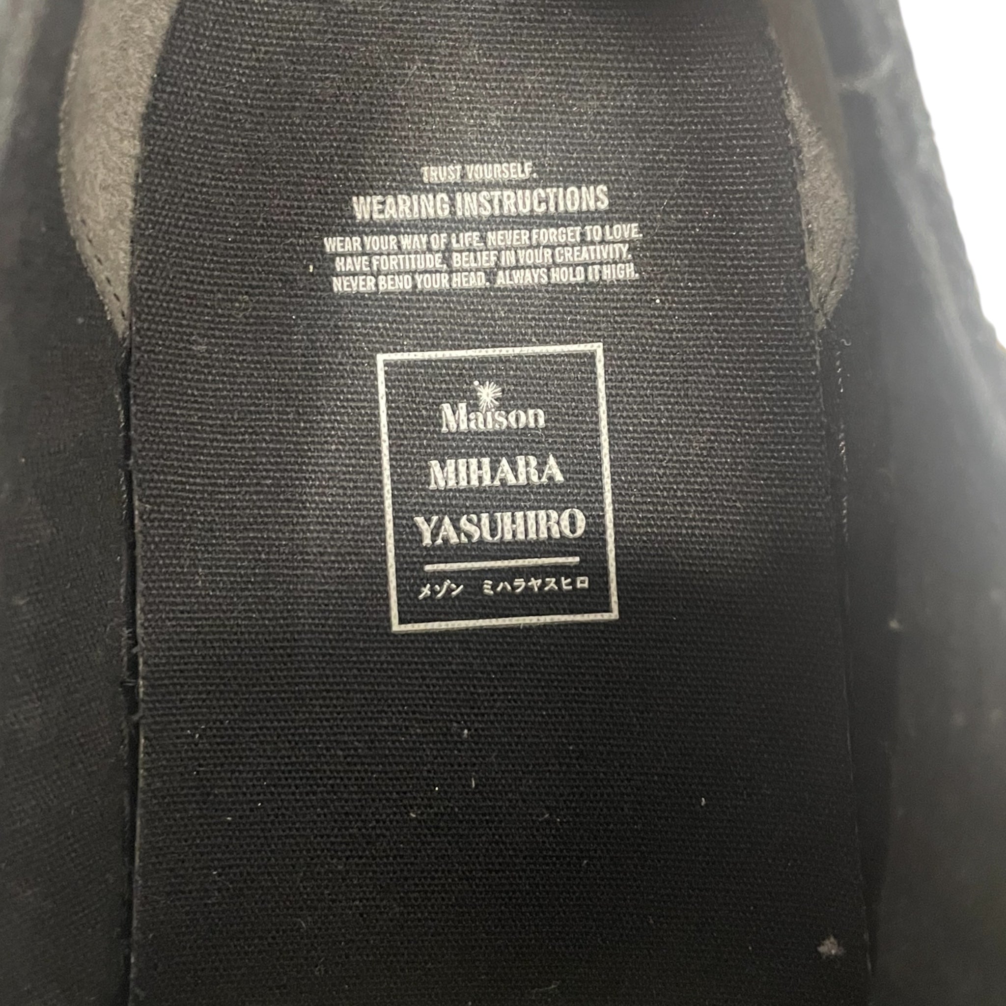MIHARA YASUHIRO/Low-Sneakers/EU 44/Cotton/BLK/A16FW736 view 3