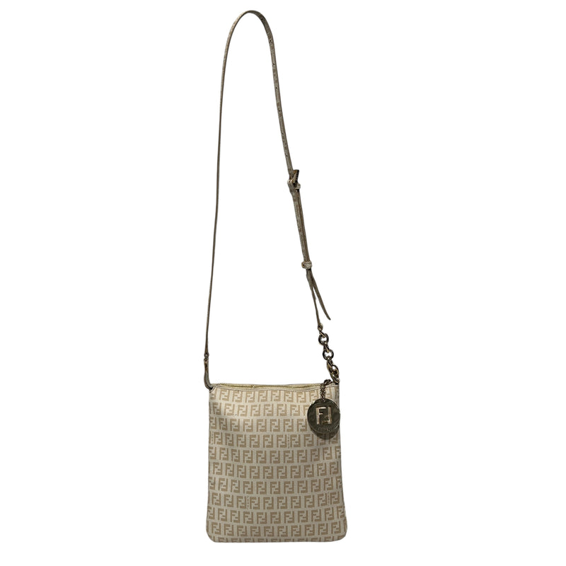 FENDI/Cross Body Bag/OS/Monogram/CRM/Zucchino Crossbody