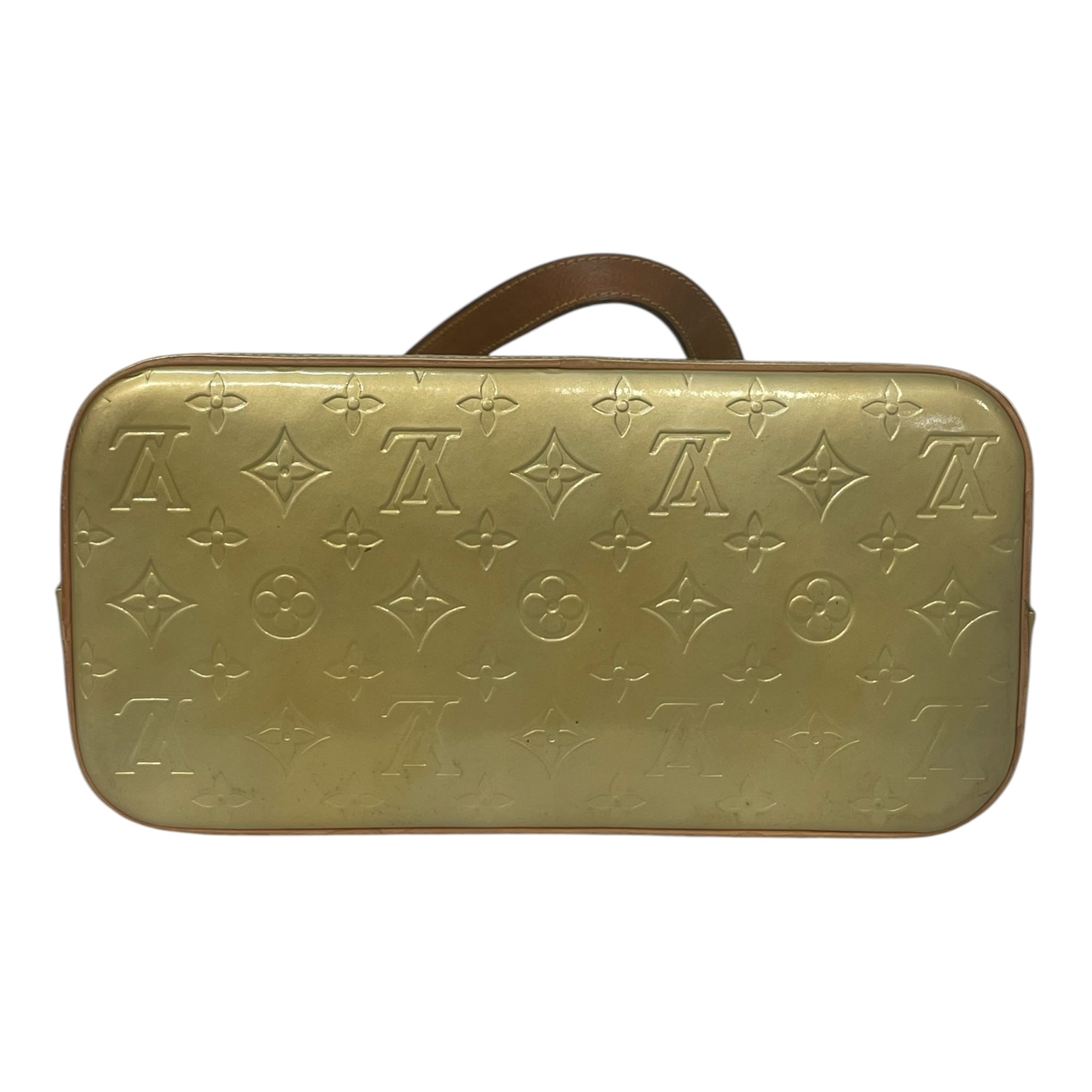 LOUIS VUITTON/Hand Bag/Monogram/Leather/CML/tompkins vernis bronze view 3