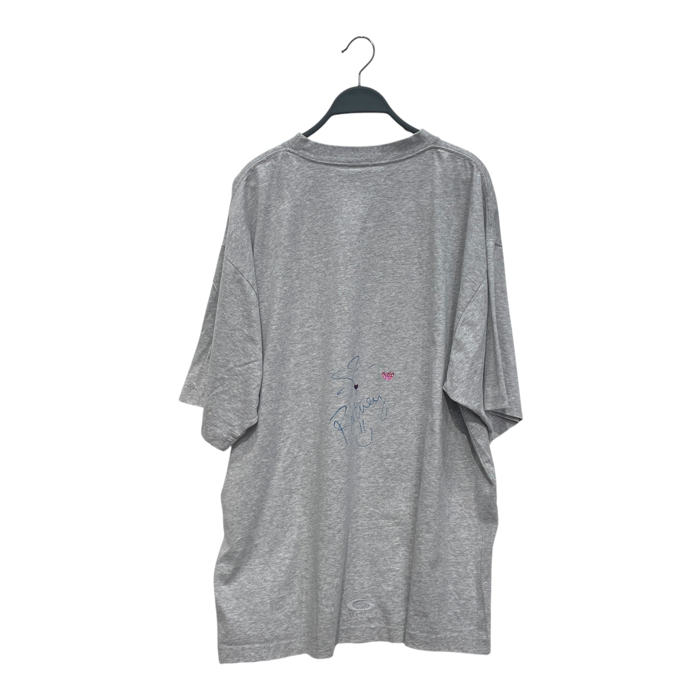 BALENCIAGA/T-Shirt/XL/Cotton/GRY/BRITNEY TEE view 2