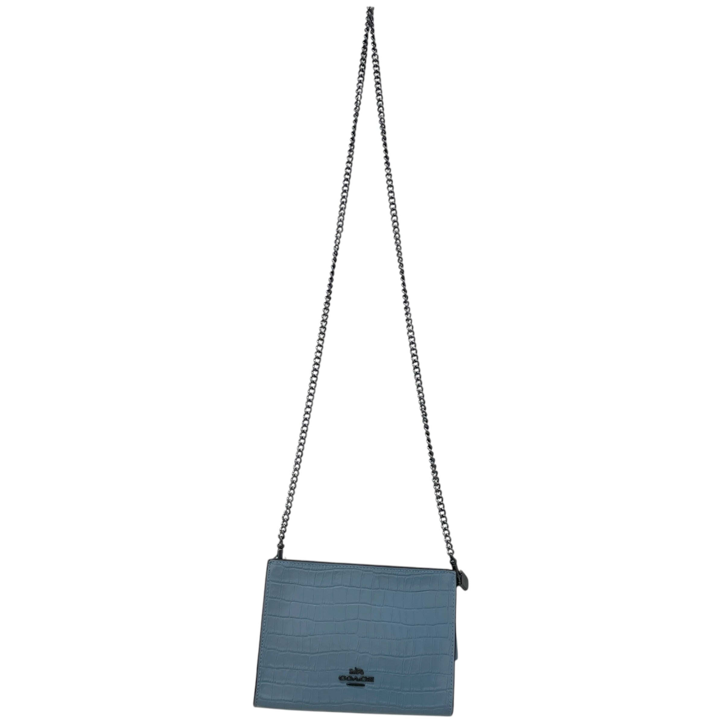 COACH/Cross Body Bag/Animal Pattern/Leather/IDG/Slim Crossbody Crocodile view 1