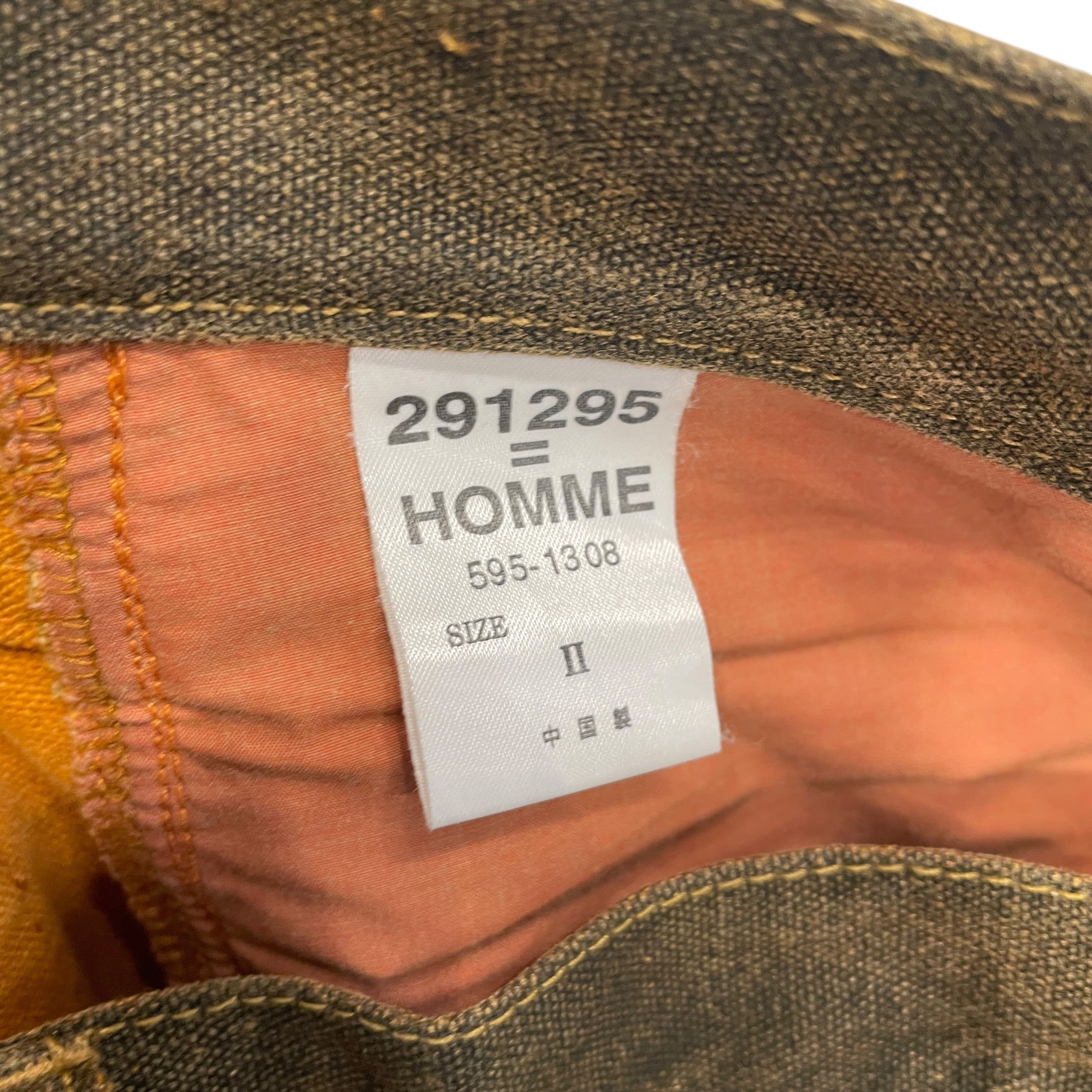 291295=HOMME/Straight Pants/2/Cotton/BRW/DOUBLE POCKET FRONT view 5