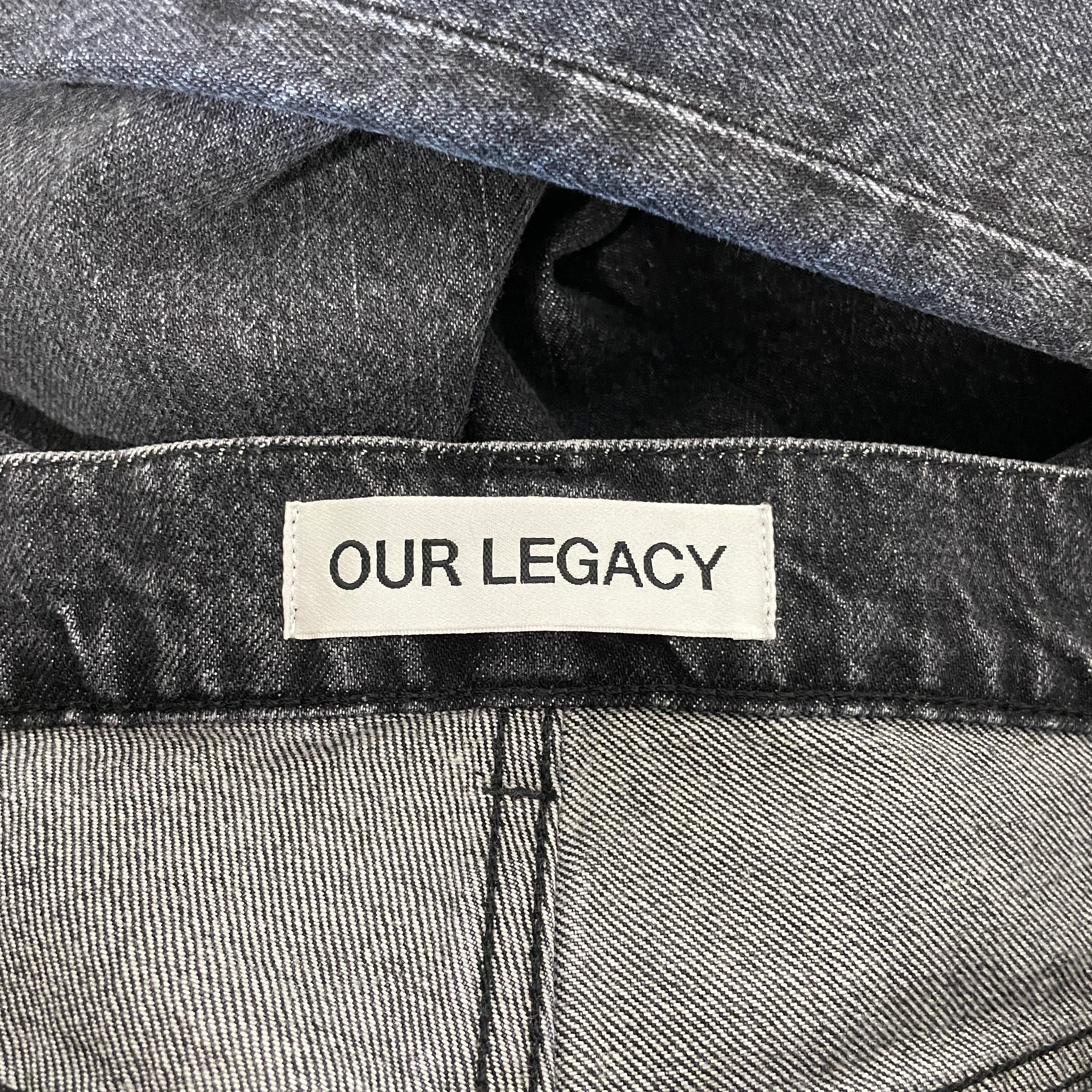 OUR LEGACY/Pants/31/Denim/BLK/THIRD CUT BLACK DENIM view 3