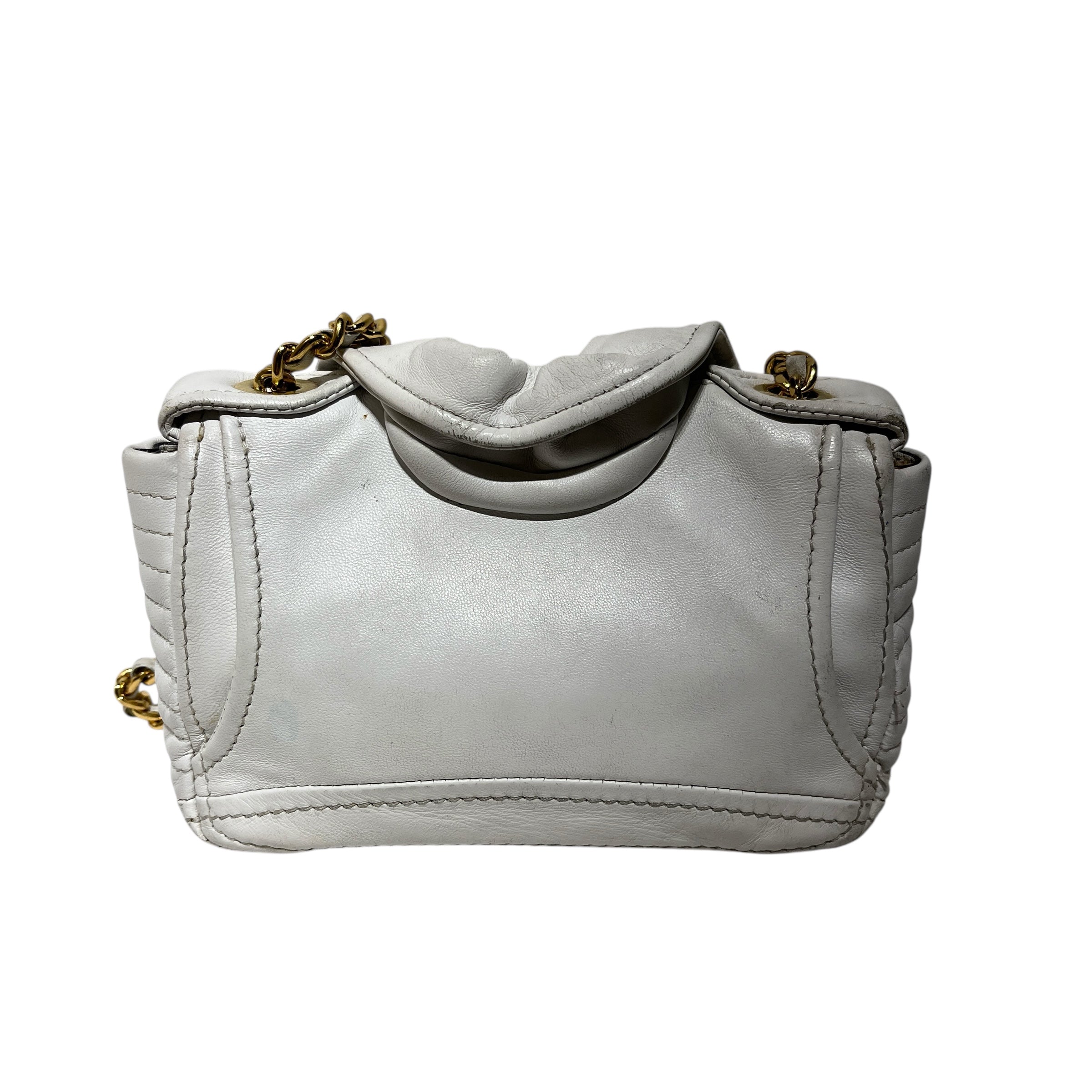 MOSCHINO/Cross Body Bag/Leather/SLV/moto jkt bag view 3