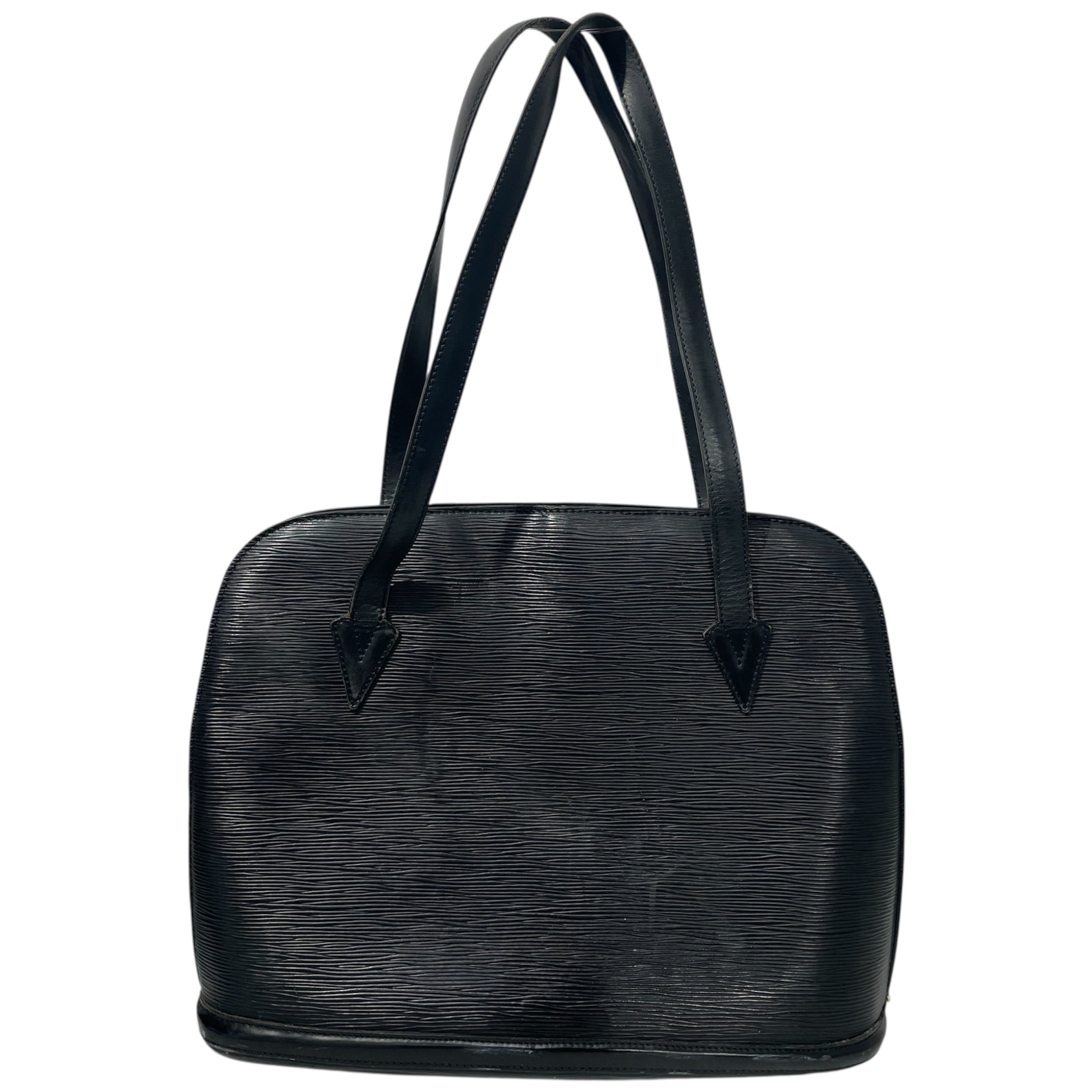 LOUIS VUITTON/Bag/Leather/BLK/LUSSAC EPI view 2