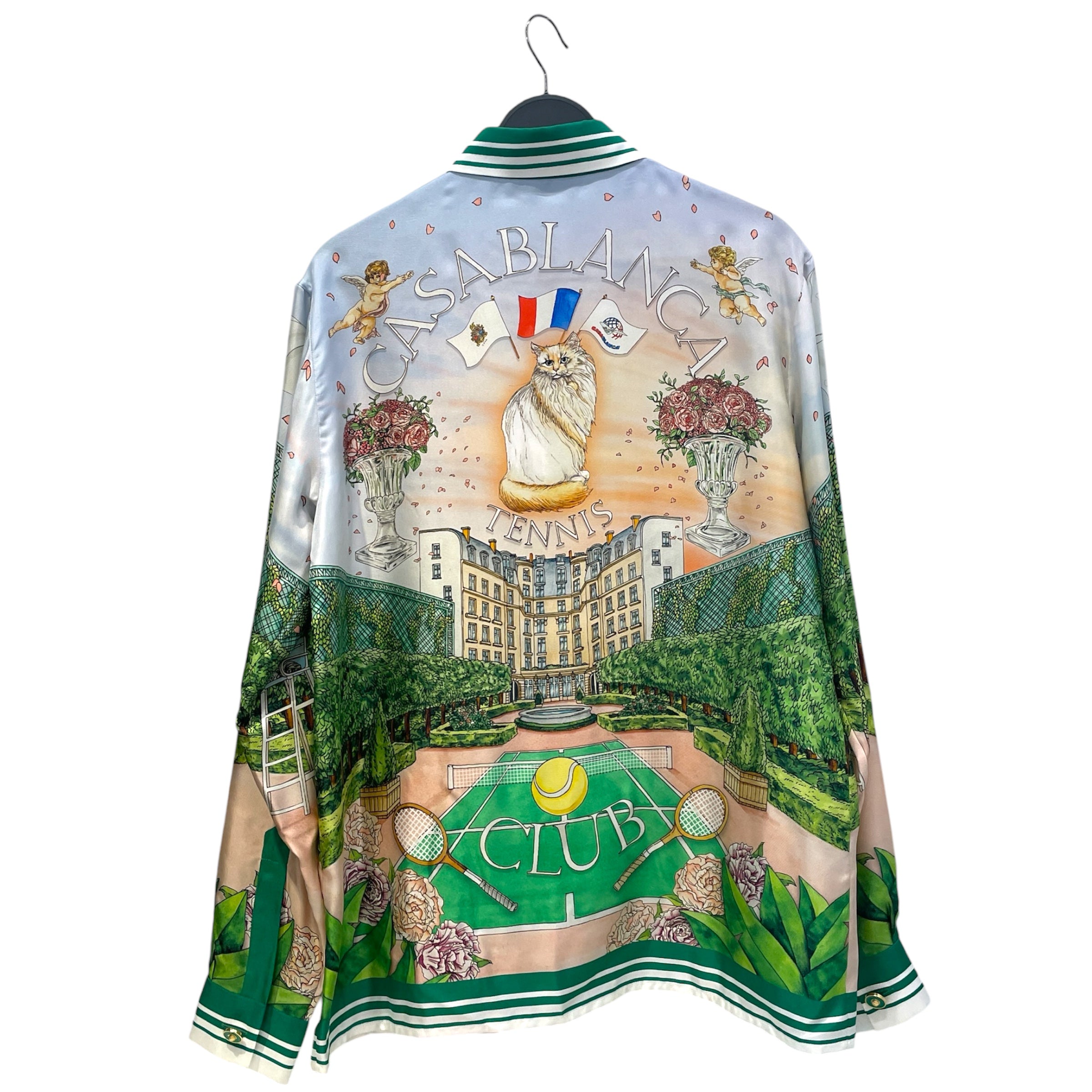 CASABLANCA/LS Shirt/M/Silk/MLT/All Over Print/ view 2