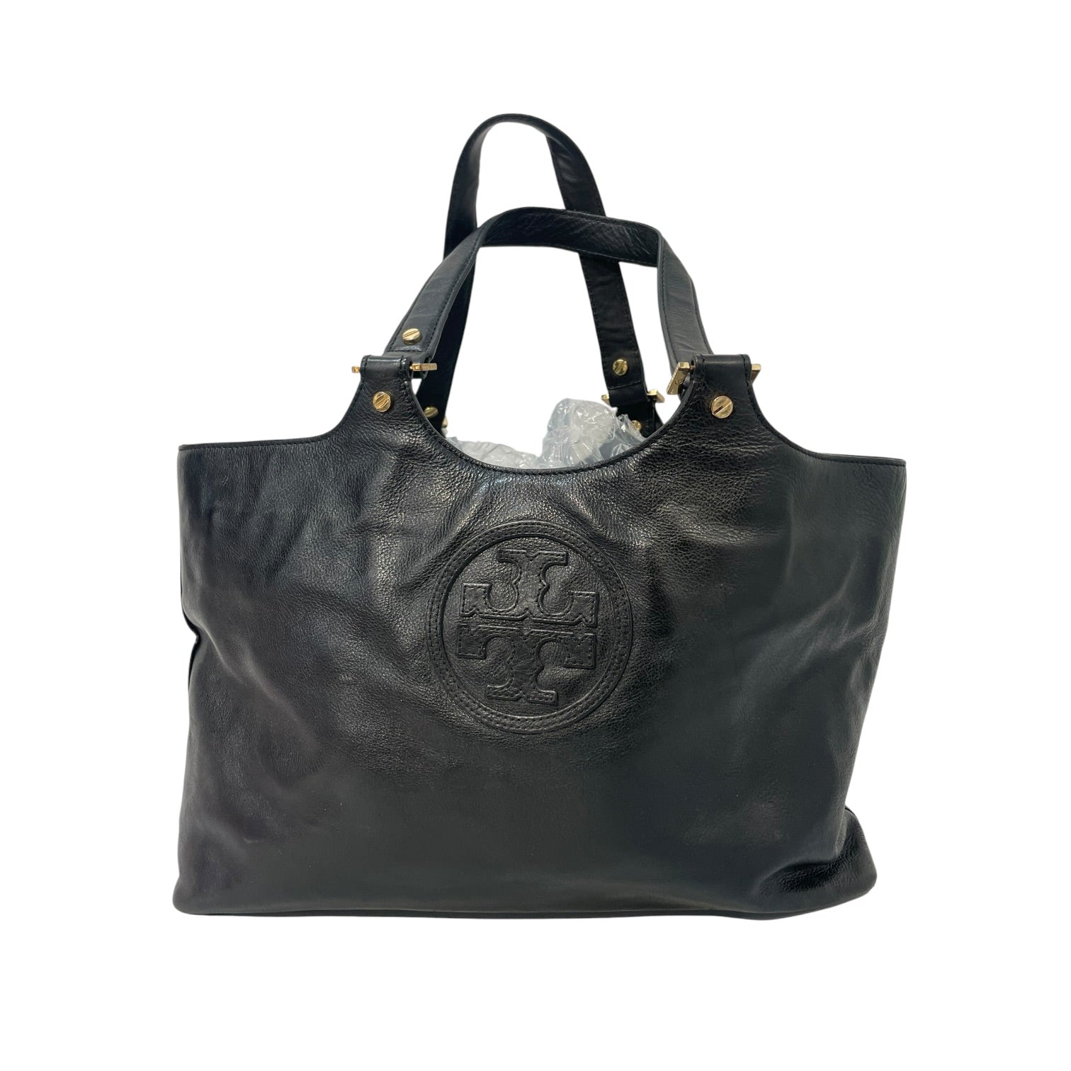 TORY BURCH/Tote Bag/Leather/BLK/ view 1