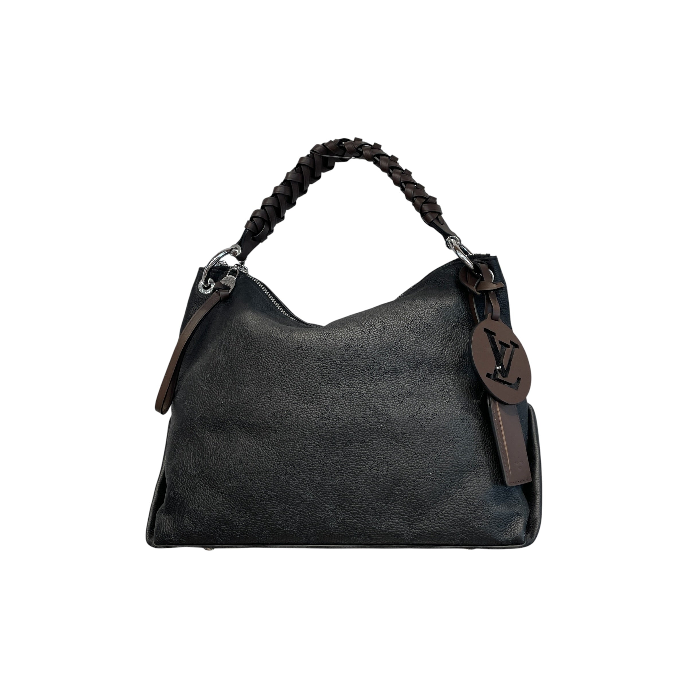 LOUIS VUITTON/Bag/Leather/BLK/monogram mahina view 1