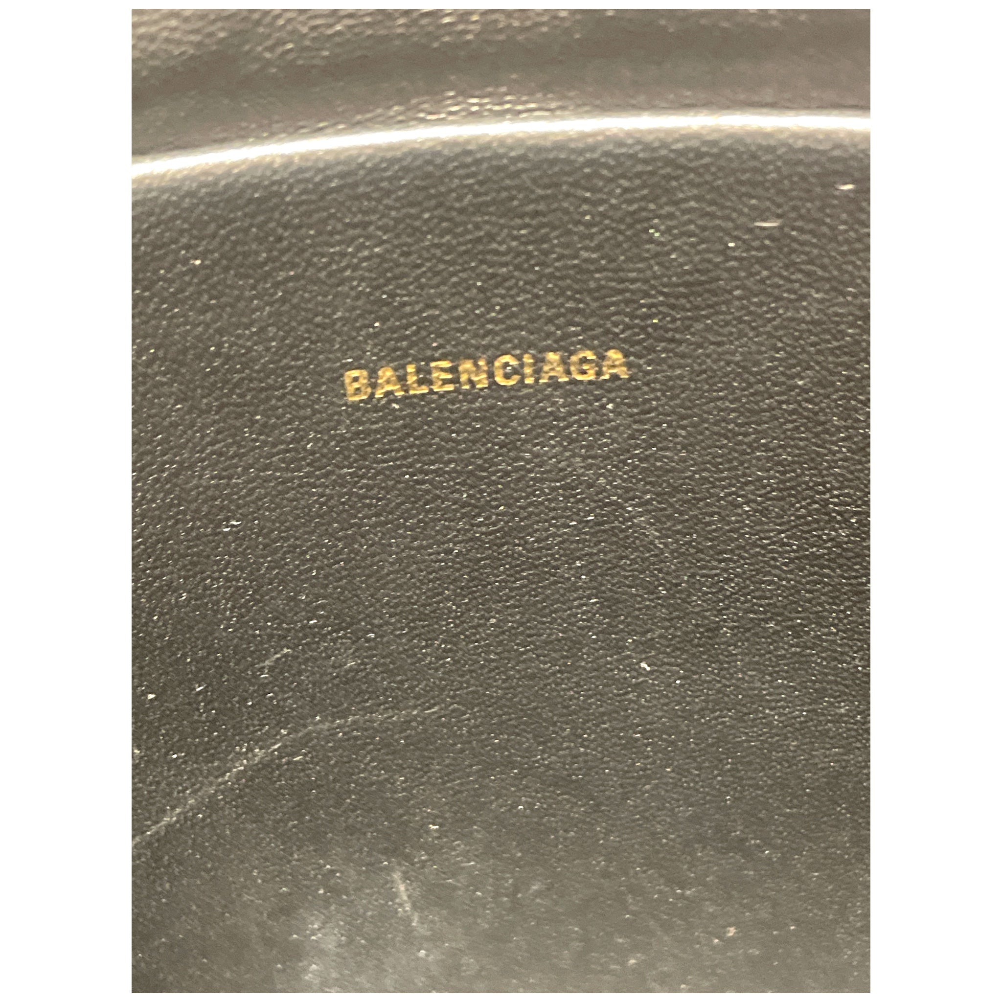 BALENCIAGA/Clutch Bag/Leather/BLK/ view 3