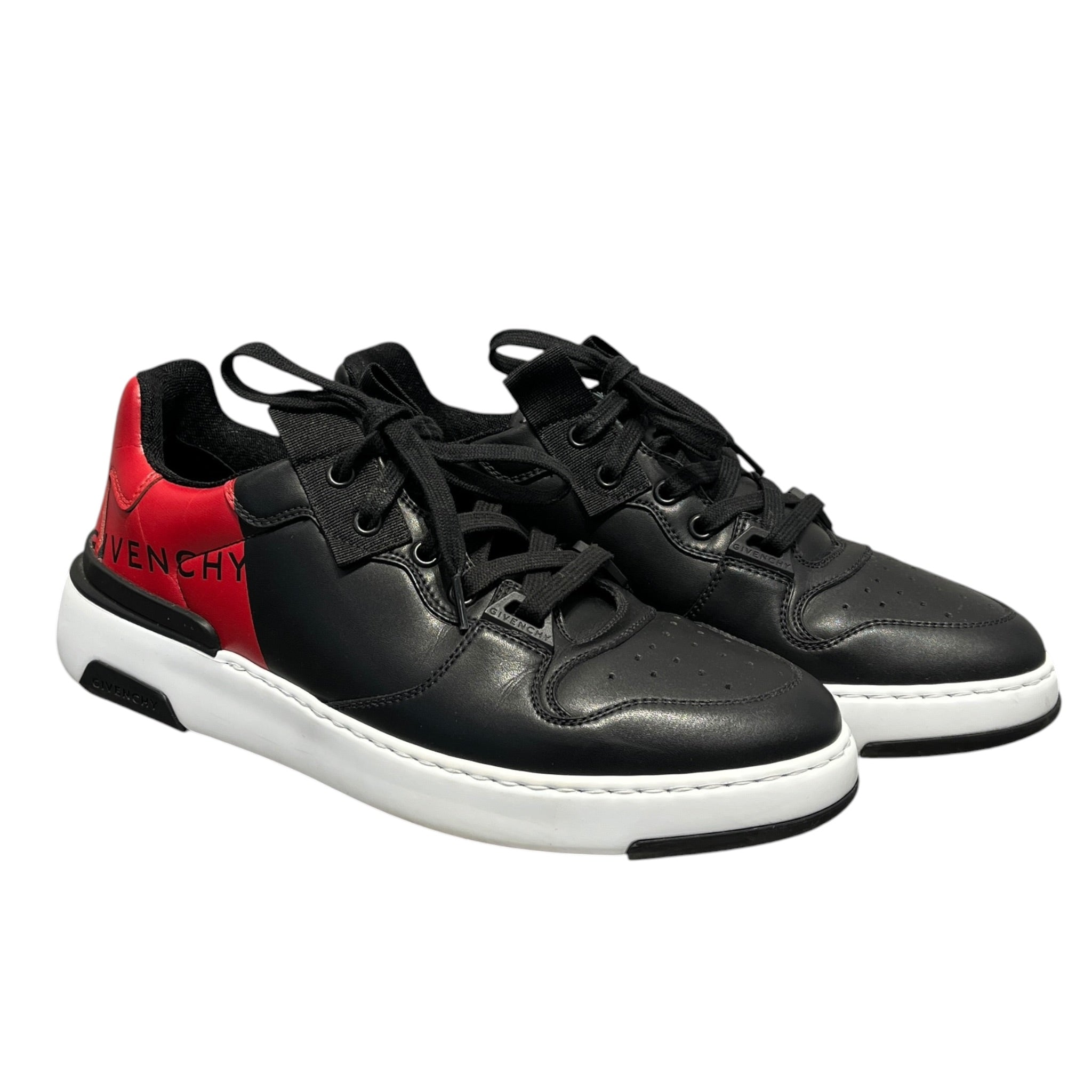 GIVENCHY/Low-Sneakers/US 8.5/BLK/WING LOW TOP view 1