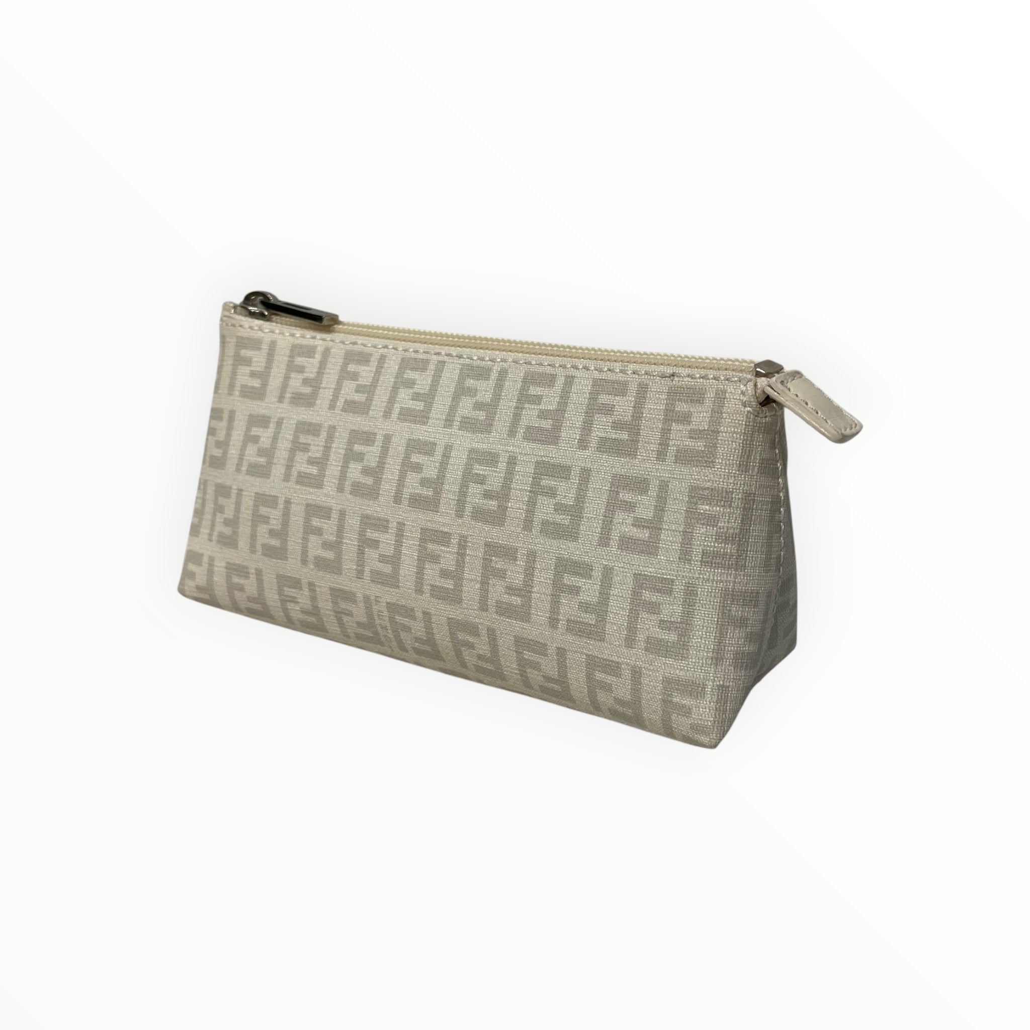 FENDI/Pouch/Monogram/Leather/CRM/zucca pouch view 1
