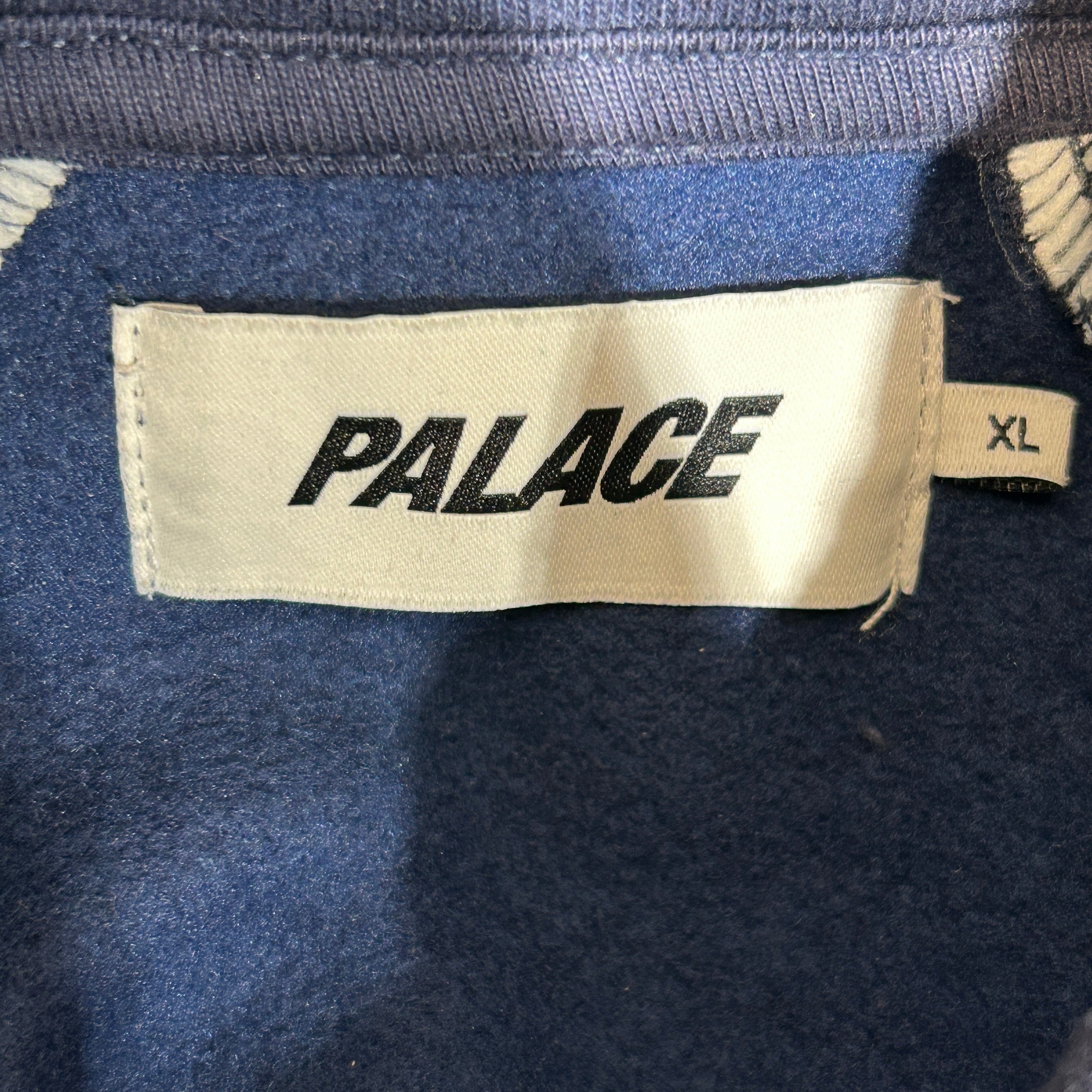 PALACE/Sweatshirt/XL/Cotton/NVY/International Quarter Zip view 3