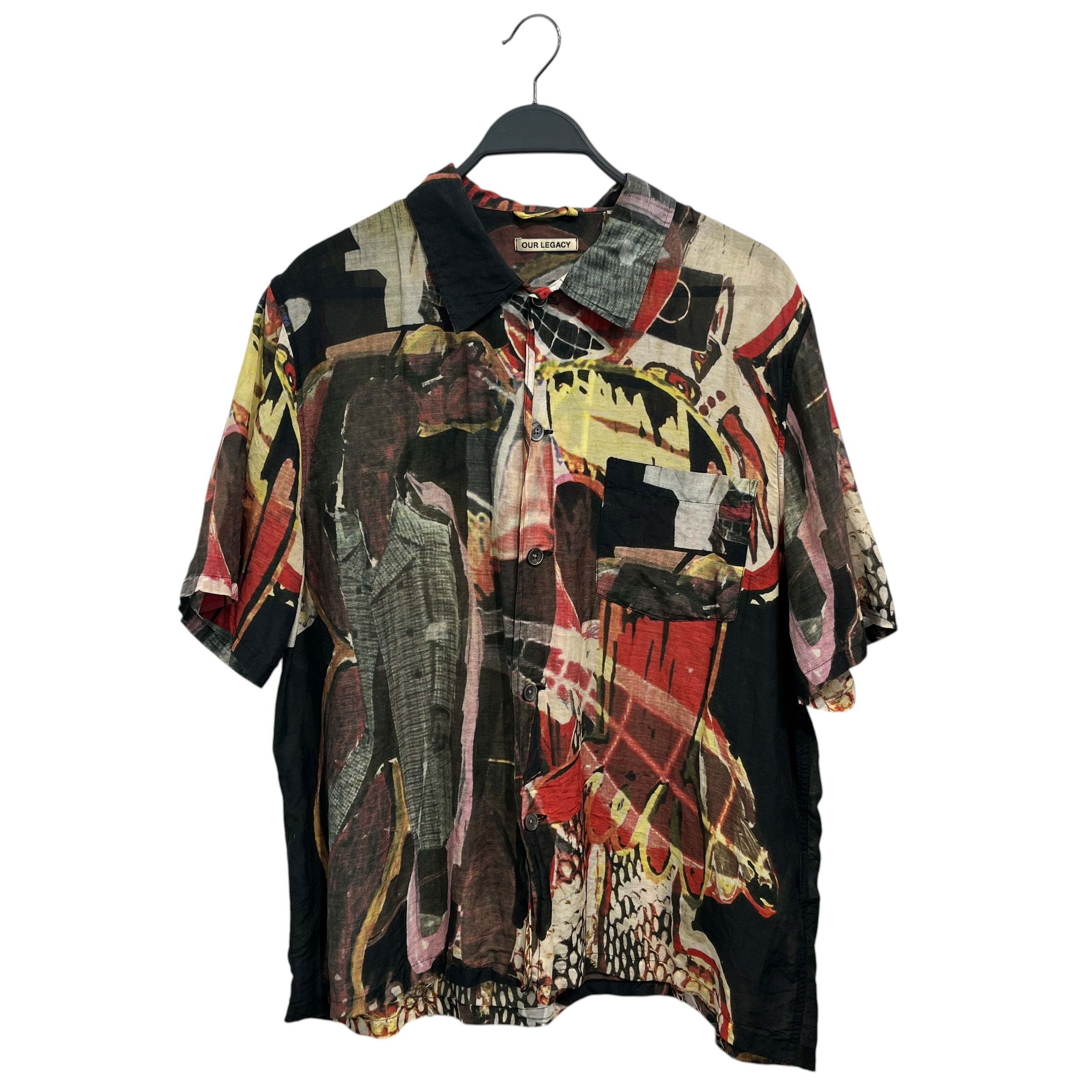 OUR LEGACY/Shirt/50/Cotton/MLT/All Over Print/Peace Crowd view 1