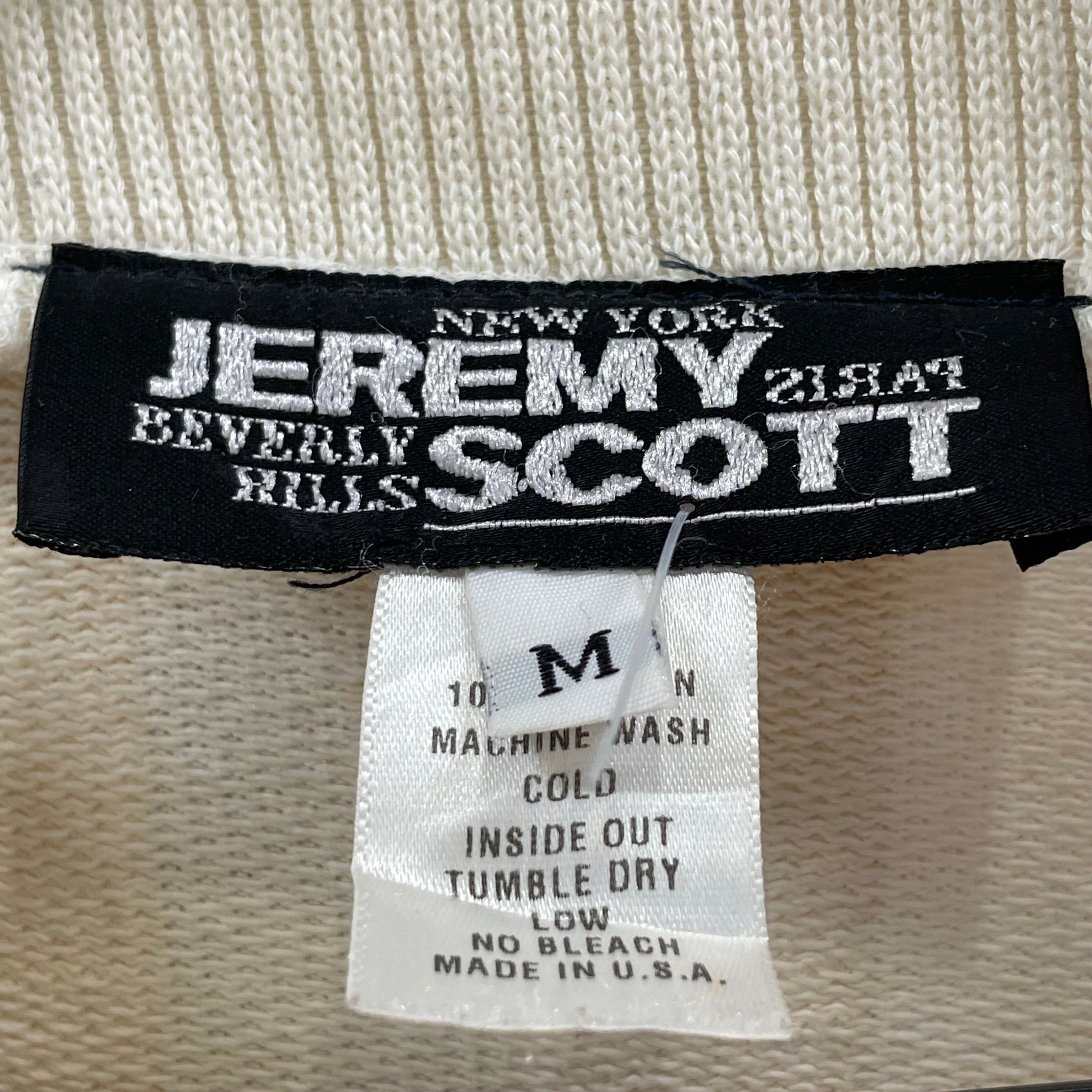 JEREMY SCOTT/Baseball Jkt/M/Cotton/MLT/No Collar/Stripe/BEVERLY HILLS JACKET view 5