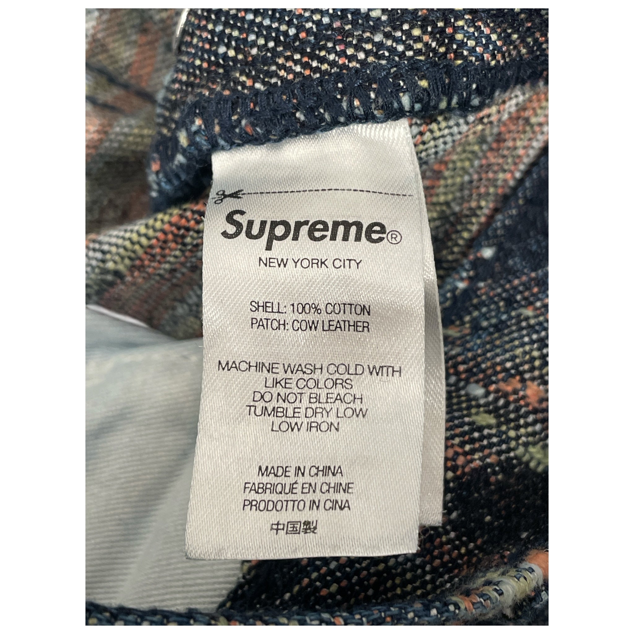 Supreme/Pants/32/Cotton/NVY/Graphic/Supreme Archive Denim view 4
