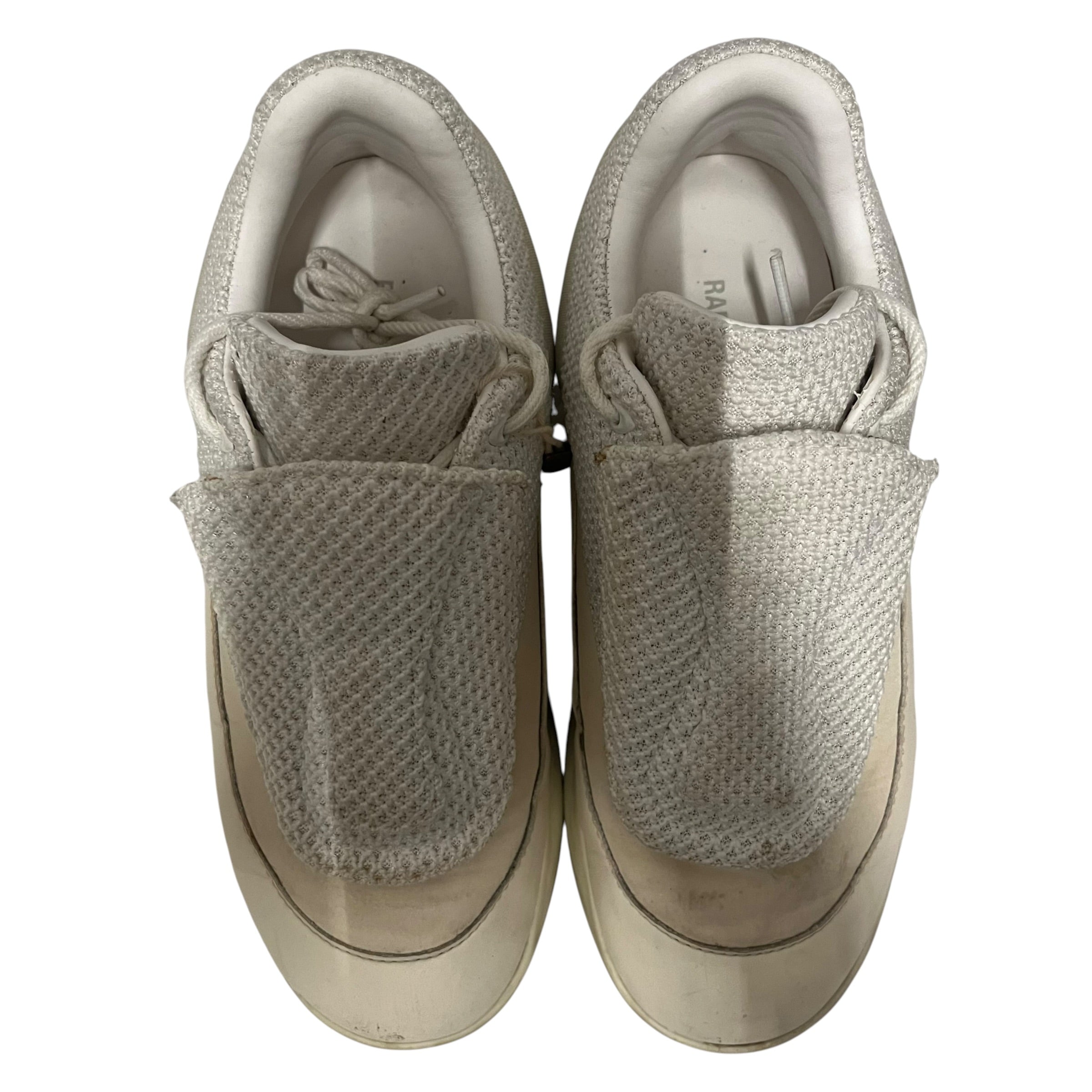 RAF SIMONS/Low-Sneakers/US 6/Nylon/CRM/ANTEI view 4