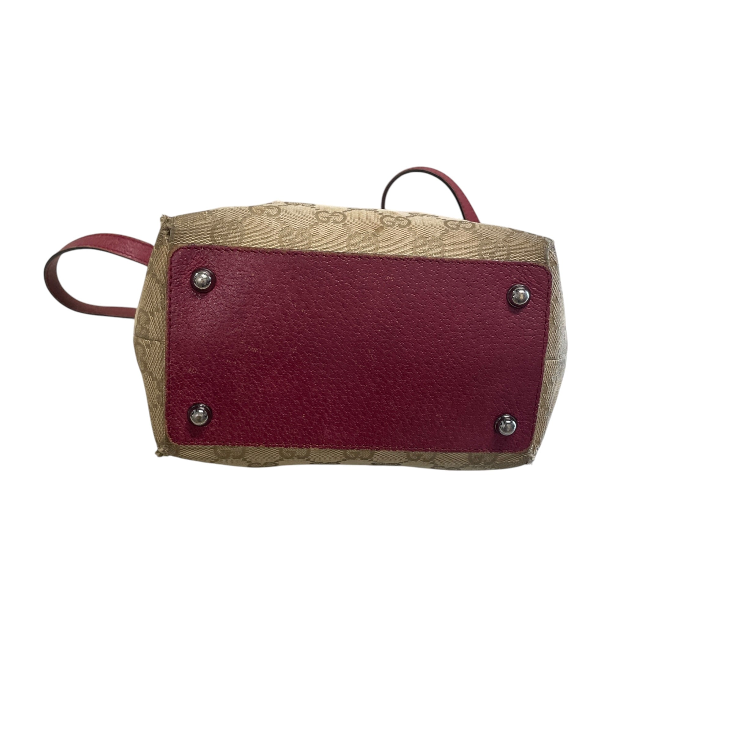 GUCCI/Tote Bag/Monogram/Cotton/BEG/64TYDX/RED TRIM ECLPISE TOTE view 3