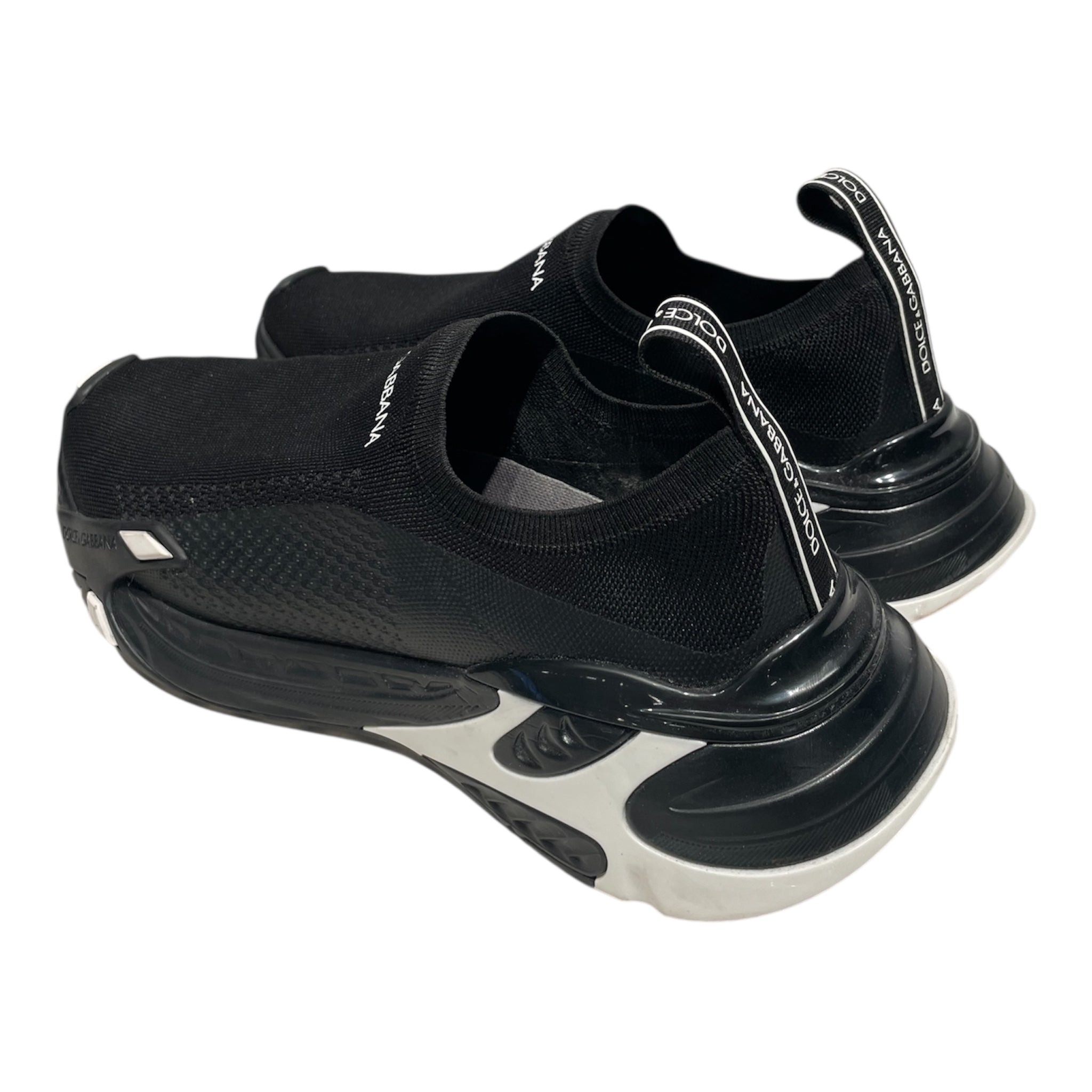 DOLCE&GABBANA/Low-Sneakers/US 9/Cotton/BLK/sorrento strecthy mesh view 2