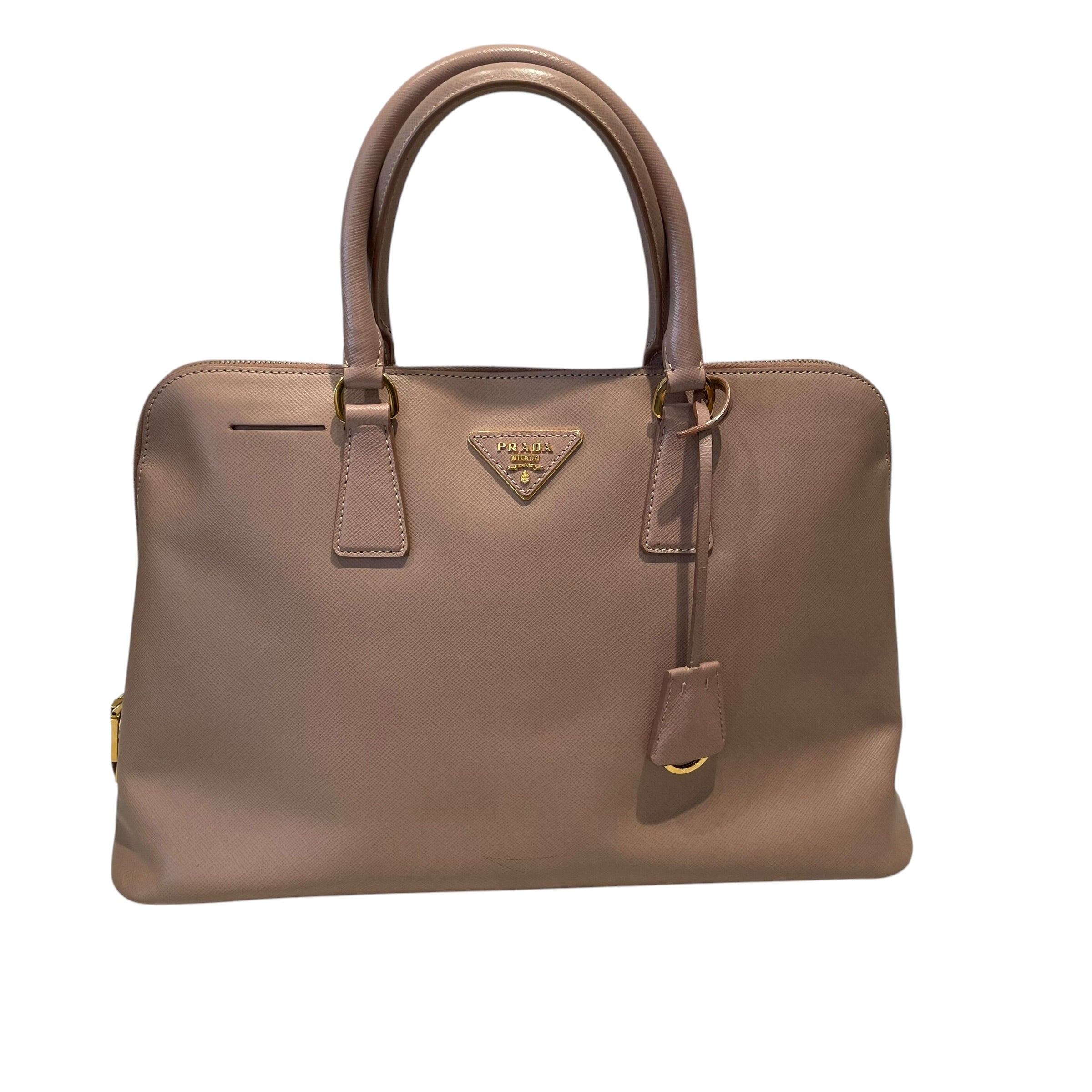 PRADA/Bag/Leather/PNK/Saffiano Galleria view 1