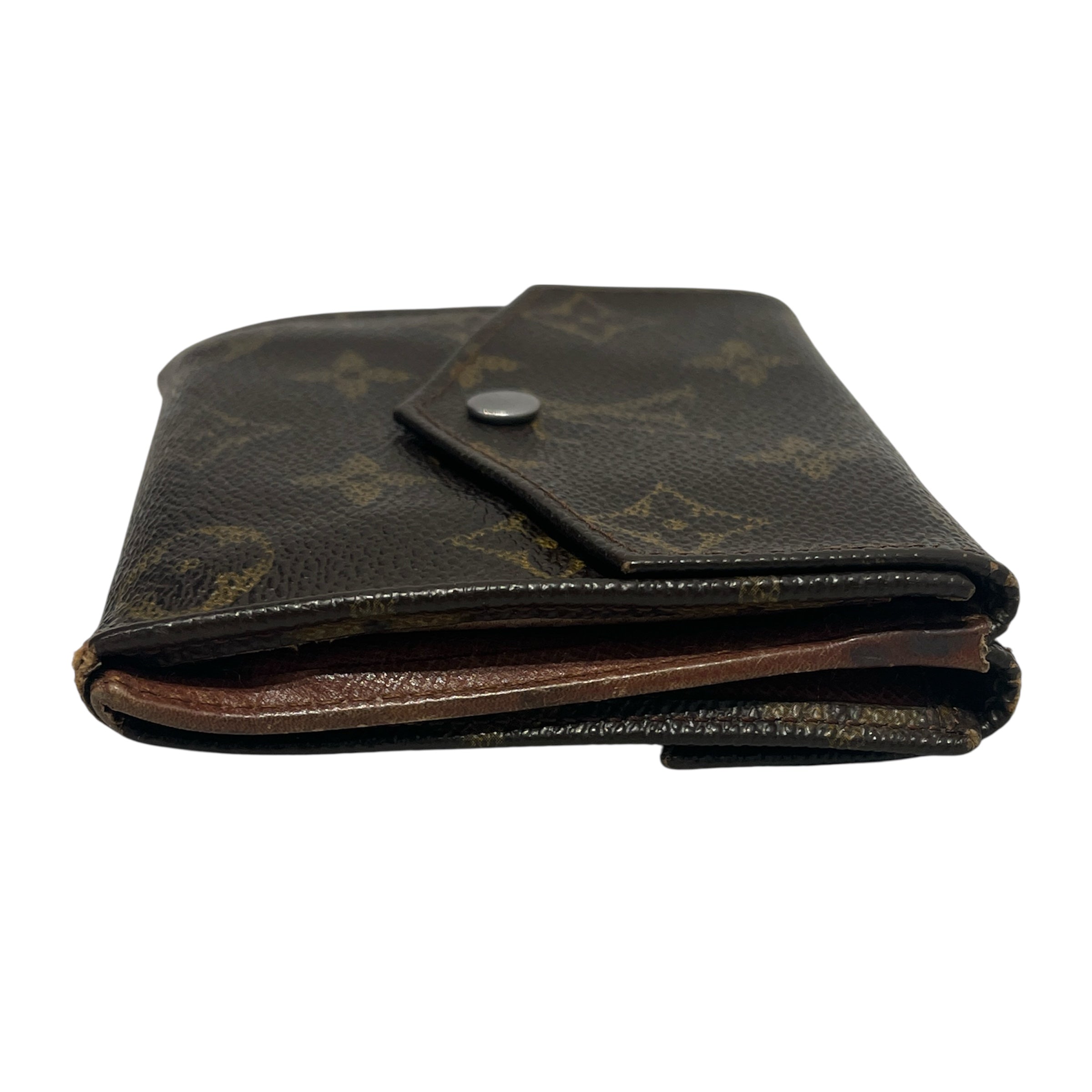 LOUIS VUITTON/Wallet/Monogram/Leather/BRW/elise compact wallet view 9