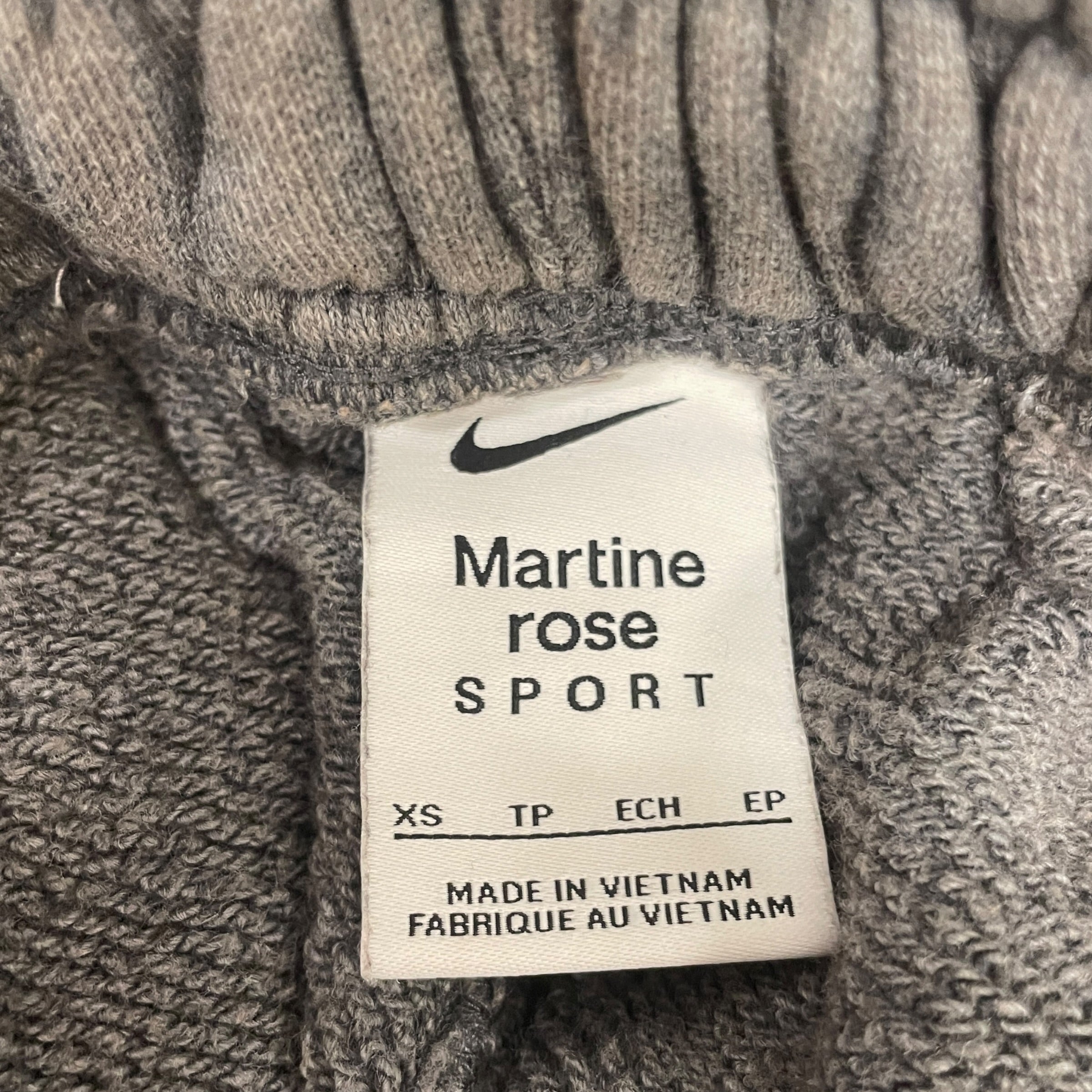 NIKE/MARTINE ROSE/Pants/XS/Cotton/GRY/ view 4