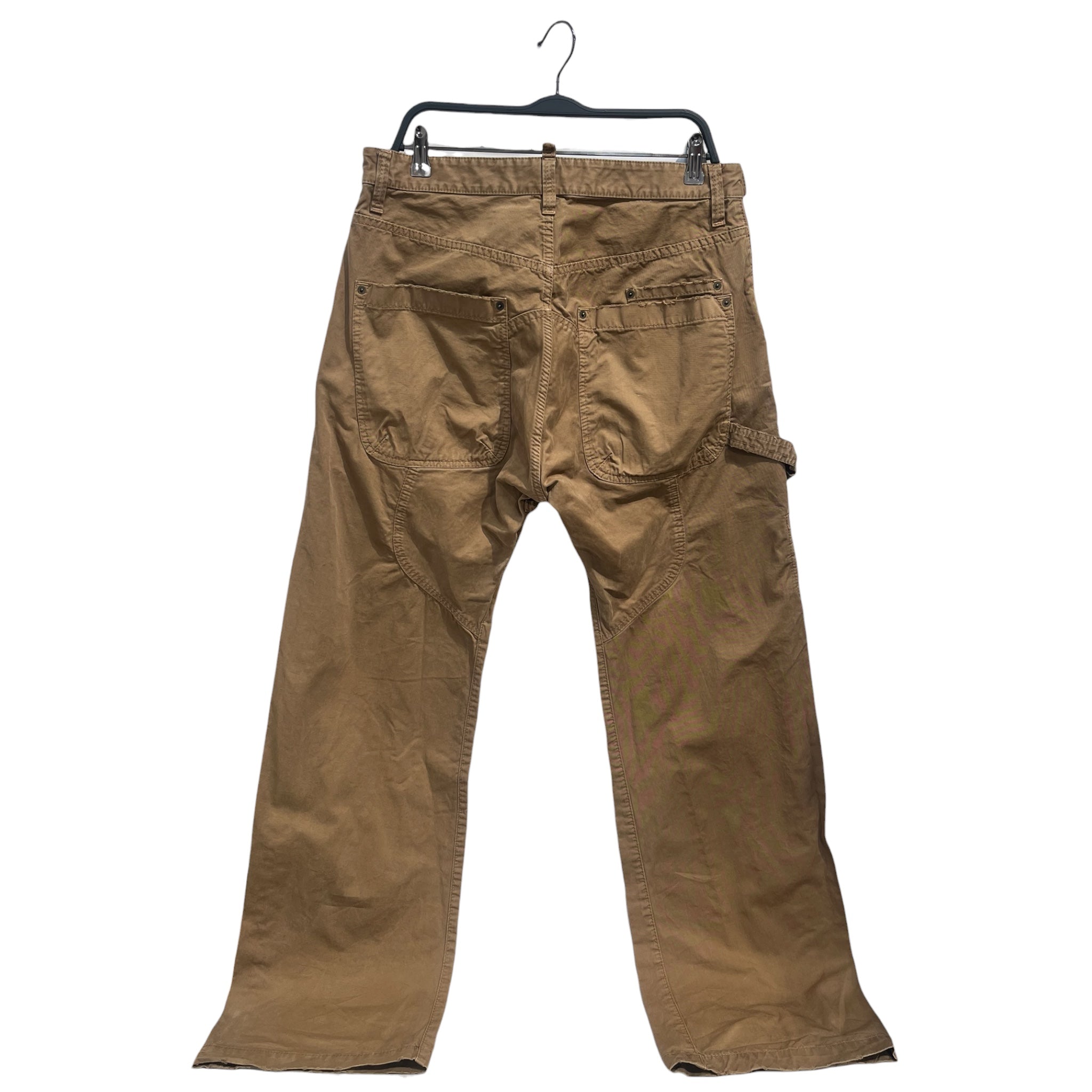 DSQUARED2/Cargo Pants/50/Cotton/BEG/BEIGE CARGO PANTS BRW BUTTONS view 2