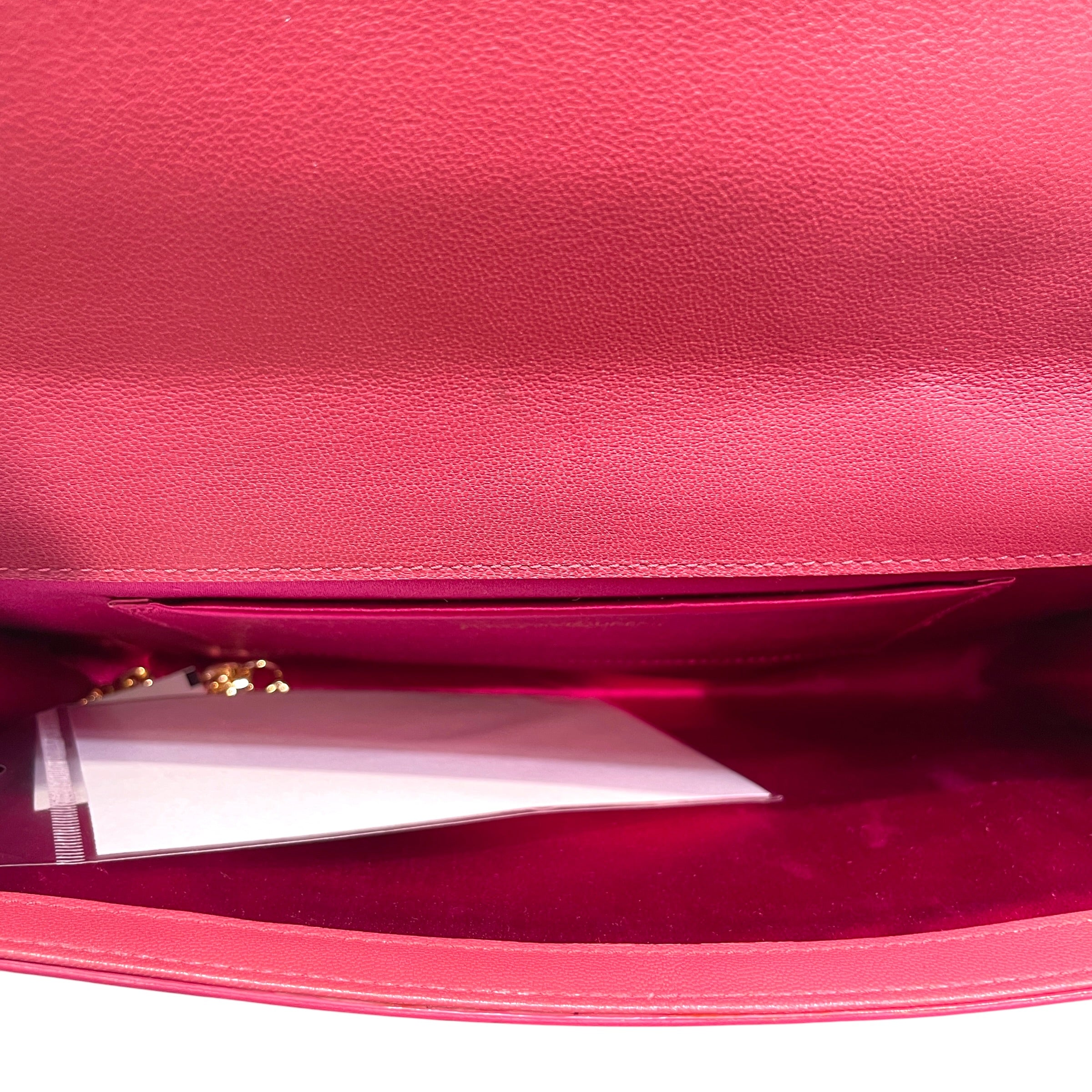 YVES SAINT LAURENT/Clutch Bag/Leather/PNK/Belle de Jour Large Clutch view 4