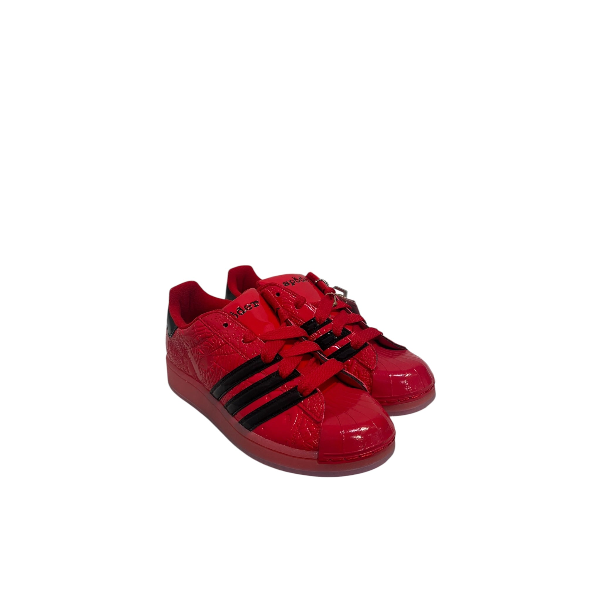 adidas/Sp5der/Low-Sneakers/US 10/Leather/RED/RED SUPERSTAR SP5DER view 1