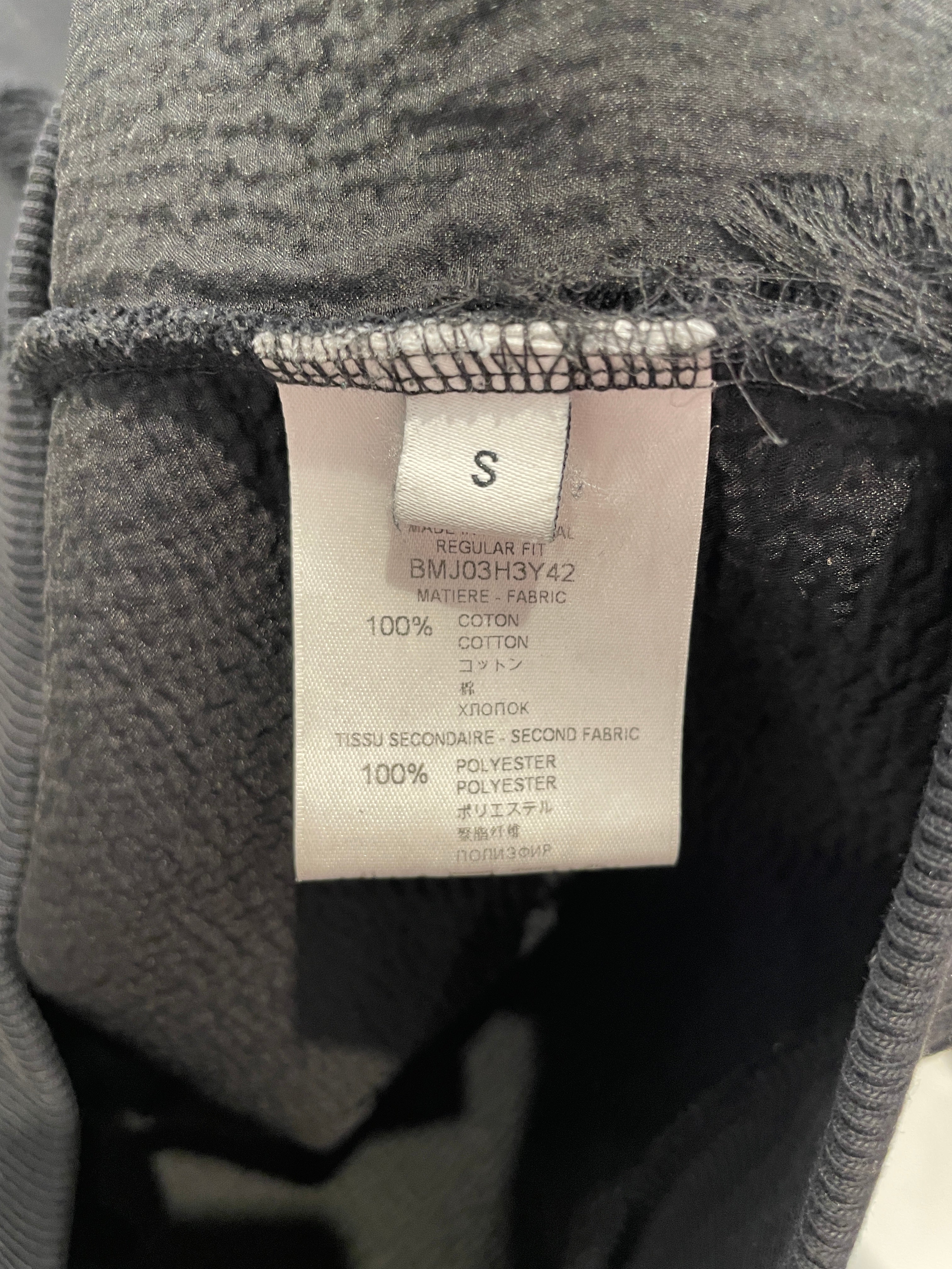GIVENCHY/Hoodie/S/Cotton/BLK/DISTRESSED LOGO HOODIE view 3