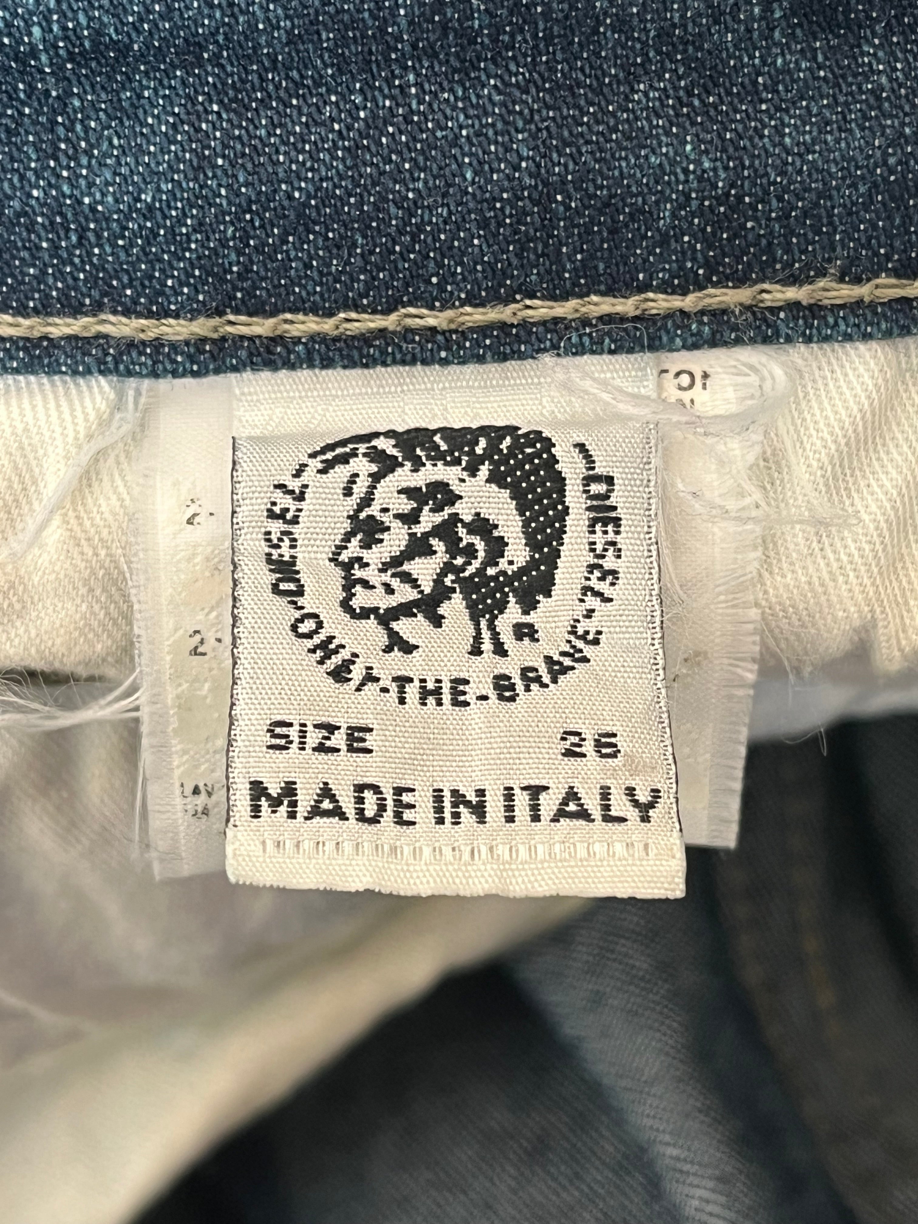 DIESEL/Bootcut Pants/26/Cotton/BLU/BLUE GREEN WASH BOOTCUT PANTS view 4