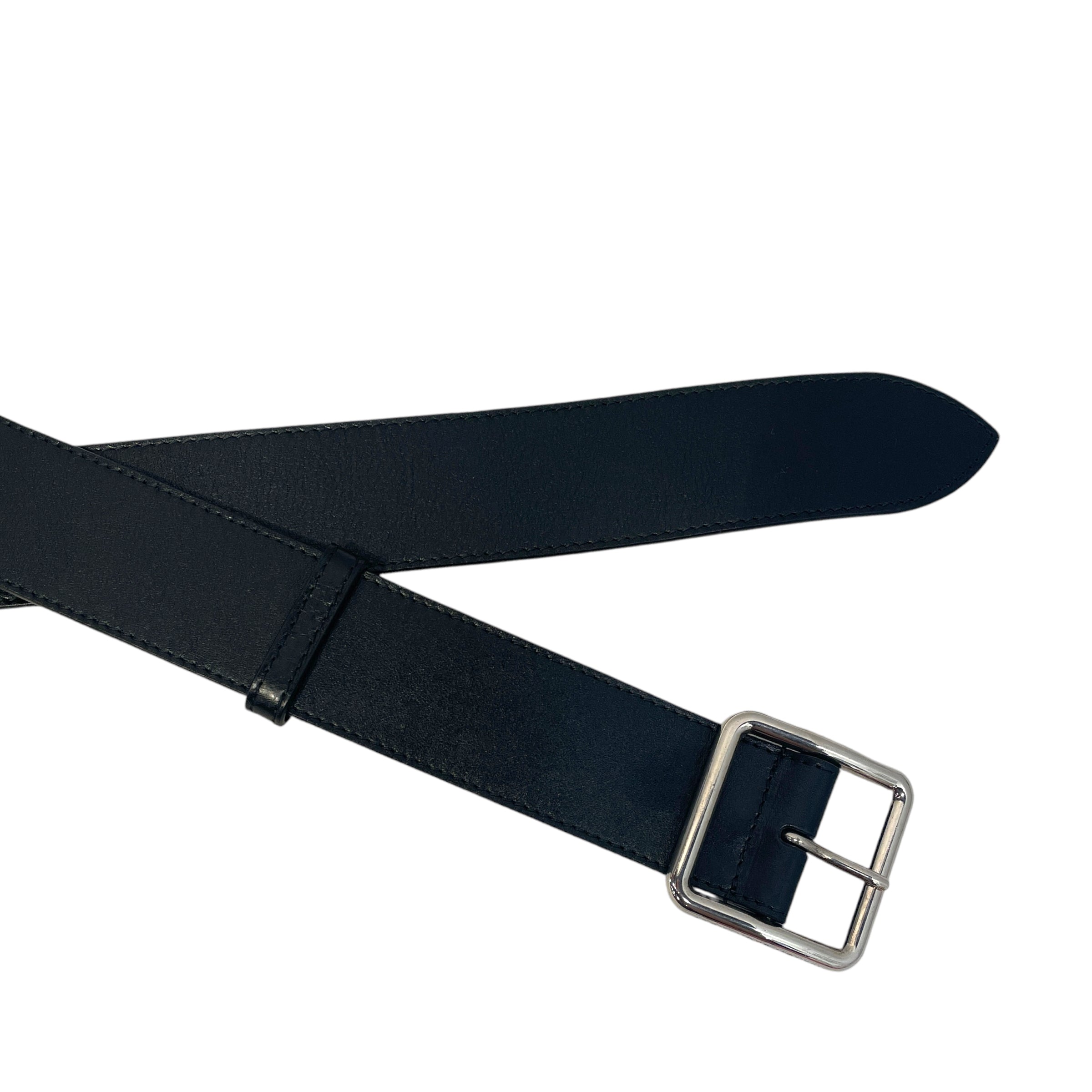 Alexander McQueen/Belt/M/Leather/BLK/492627 501523 Long Belt 75cm view 2