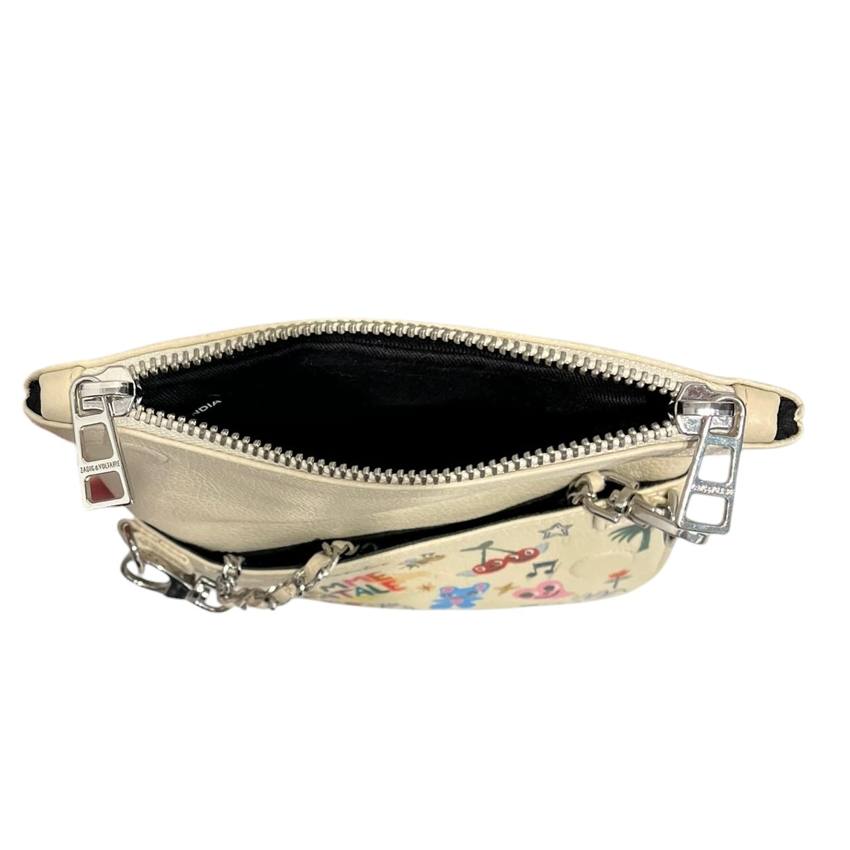 Zadig&Voltaire/Clutch Bag/Graphic/Leather/CRM/ view 6